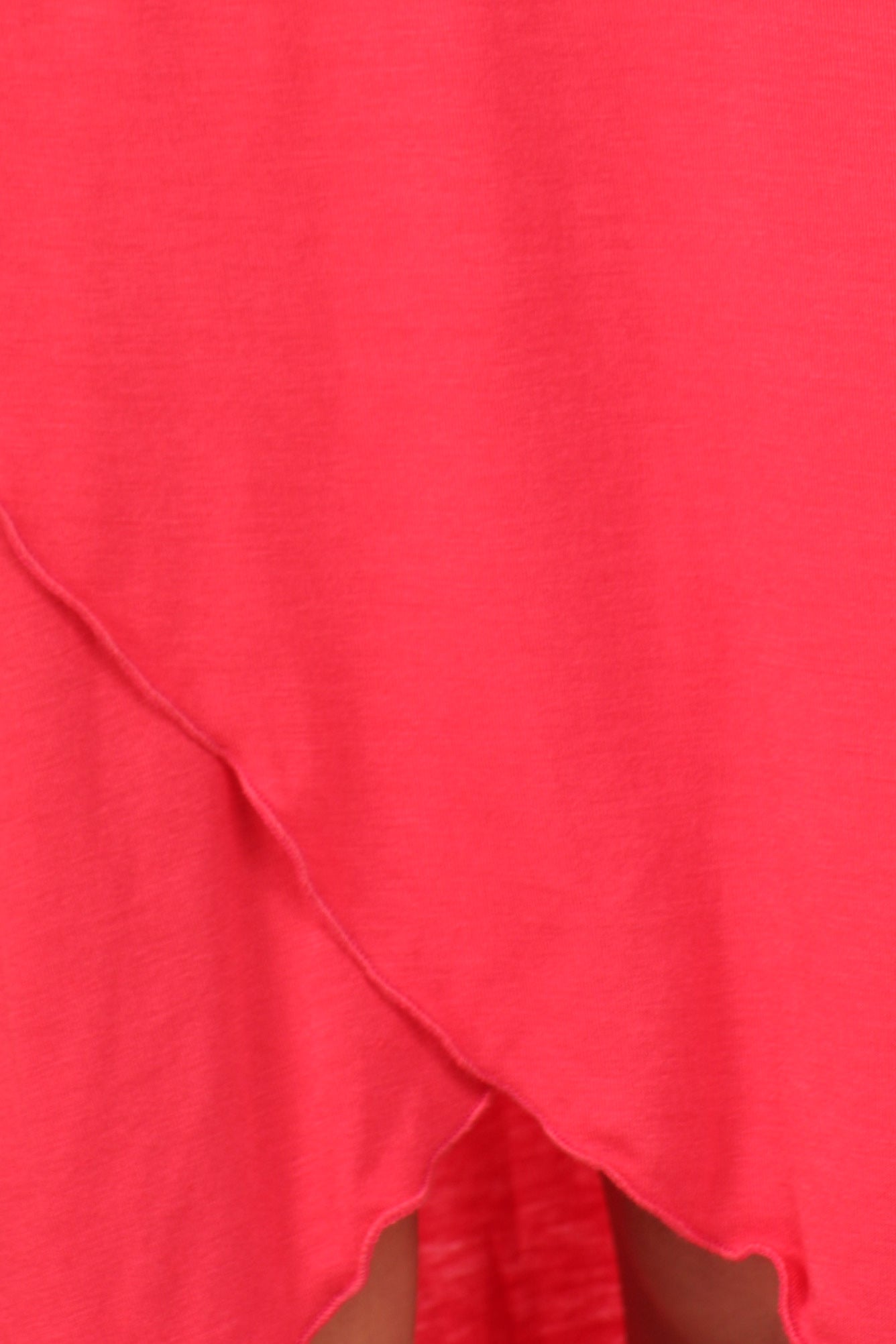 Sakkas - Soft Jersey Feel Solid Color Strapless High Low Dress / Skirt