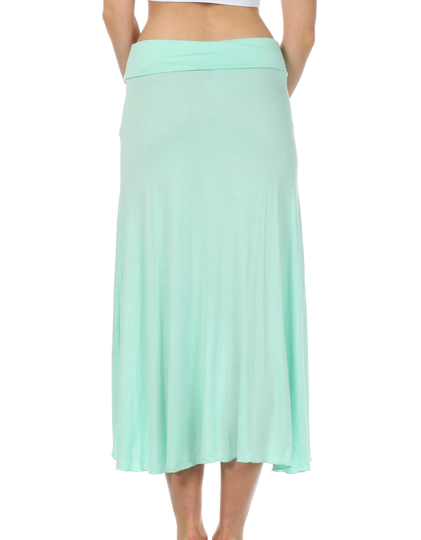 Sakkas - Soft Jersey Feel Solid Color Strapless High Low Dress / Skirt
