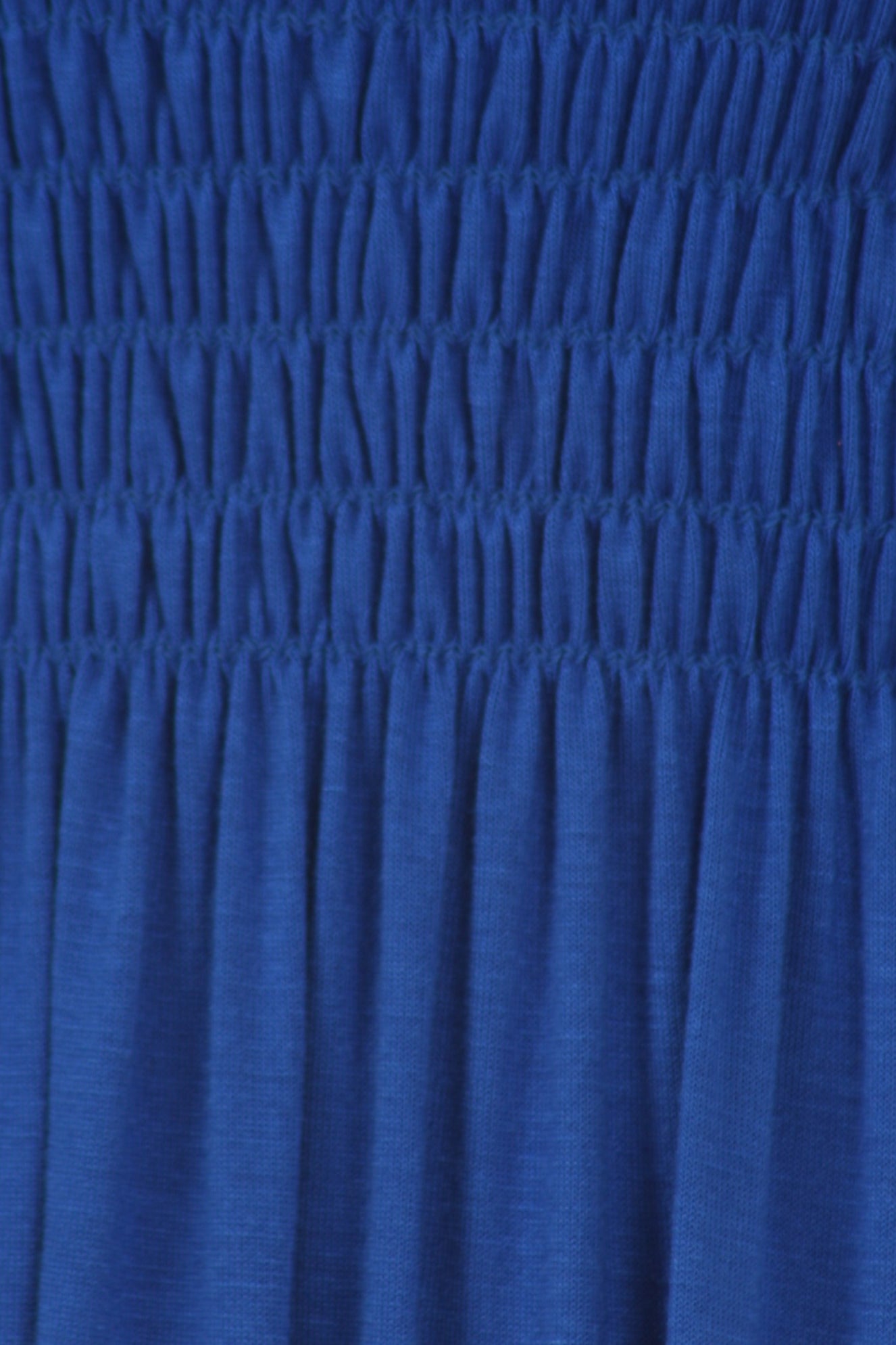 Sakkas - Soft Jersey Feel Solid Color Smocked Bodice String Halter Long Dress