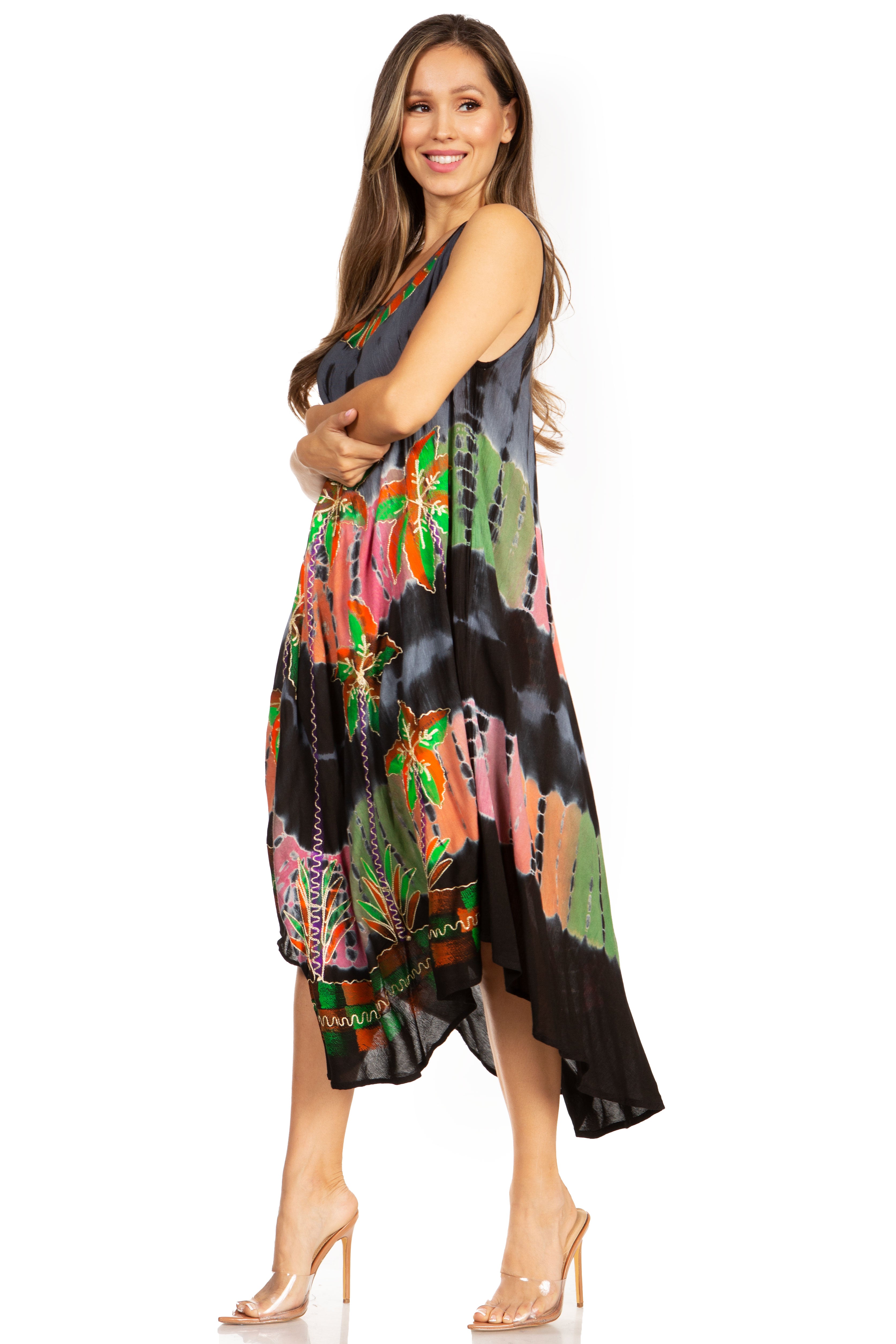 Sakkas - Tasanee Caftan Tank Dress / Cover Up
