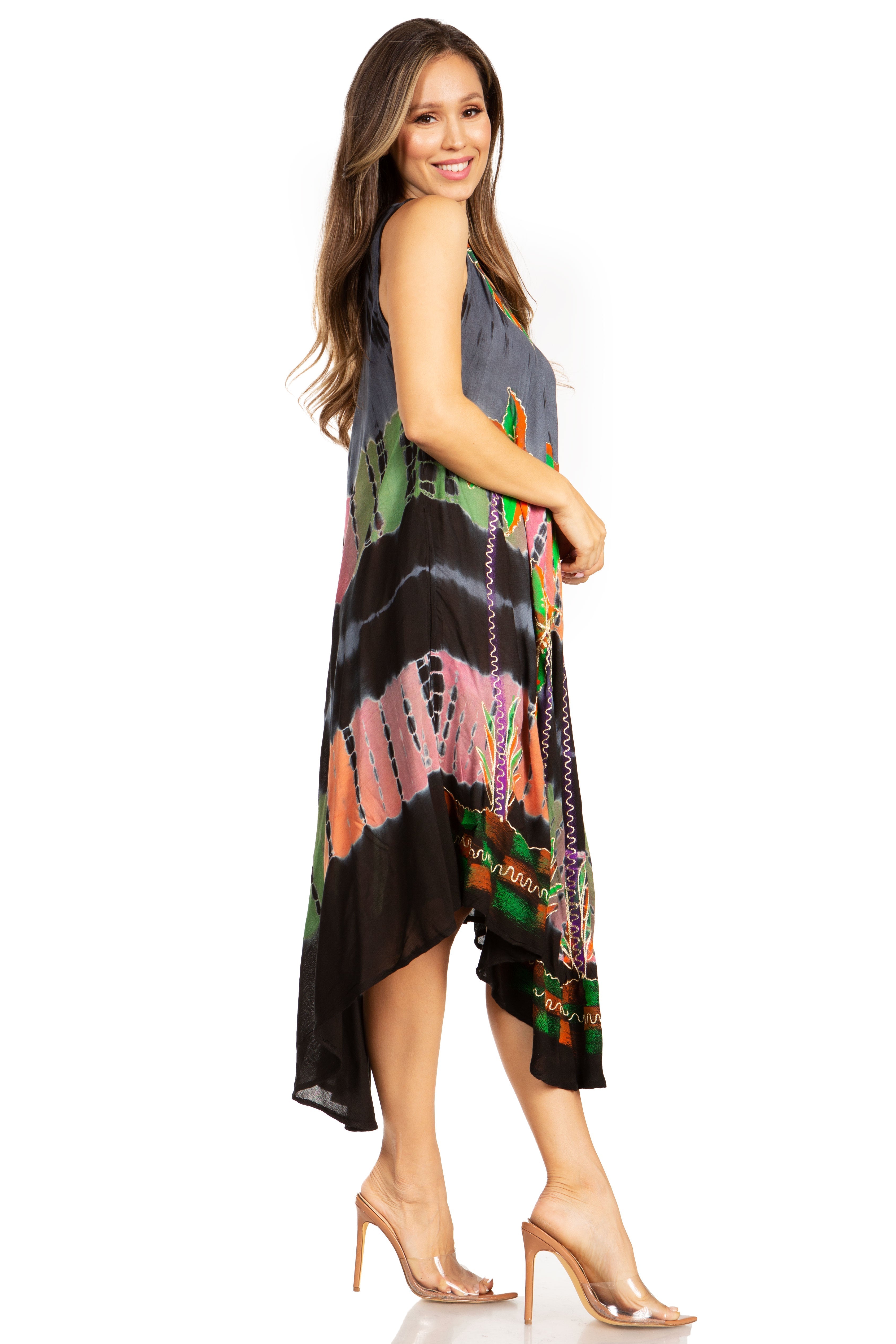 Sakkas - Tasanee Caftan Tank Dress / Cover Up