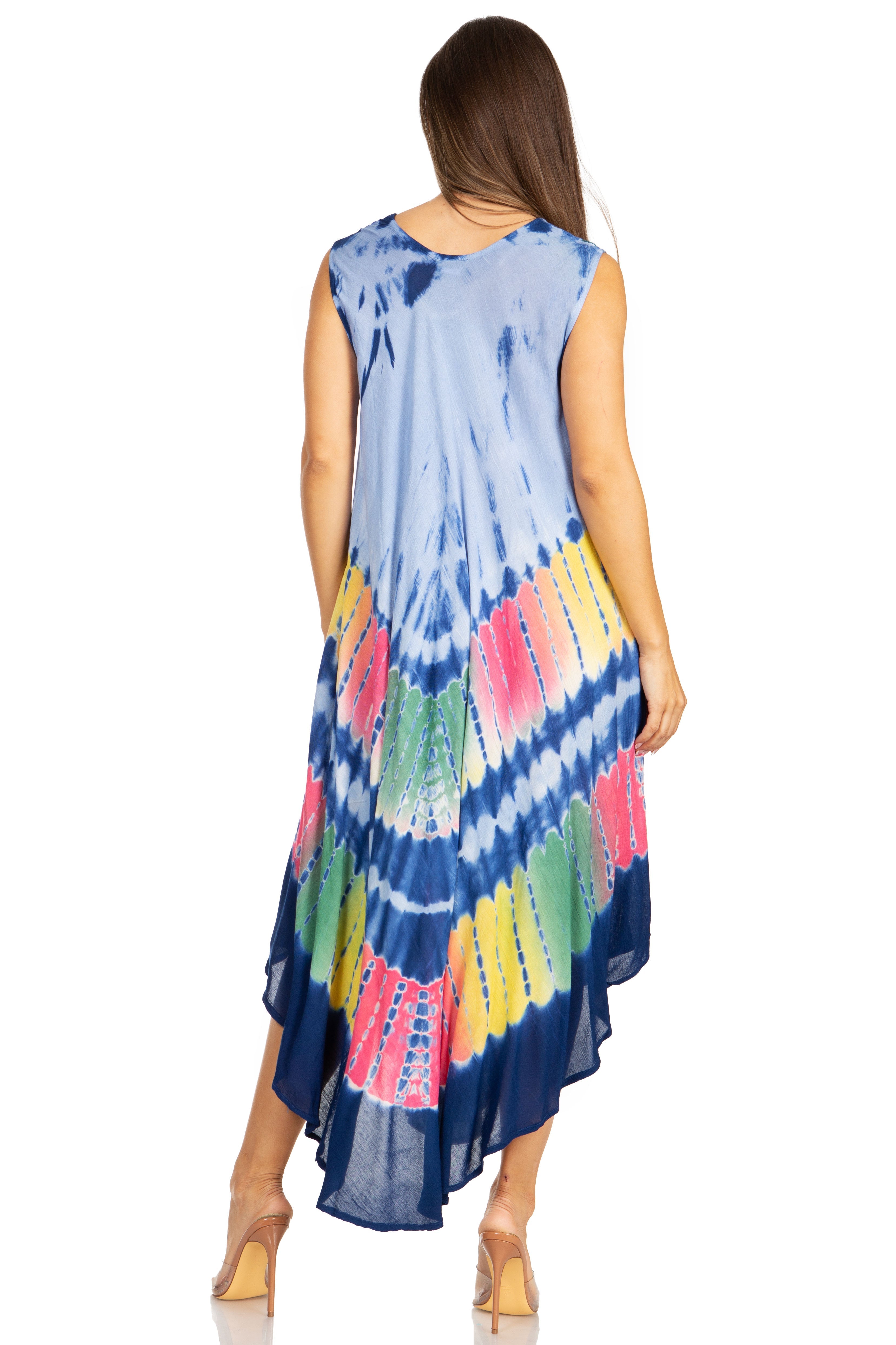 Sakkas - Tasanee Caftan Tank Dress / Cover Up