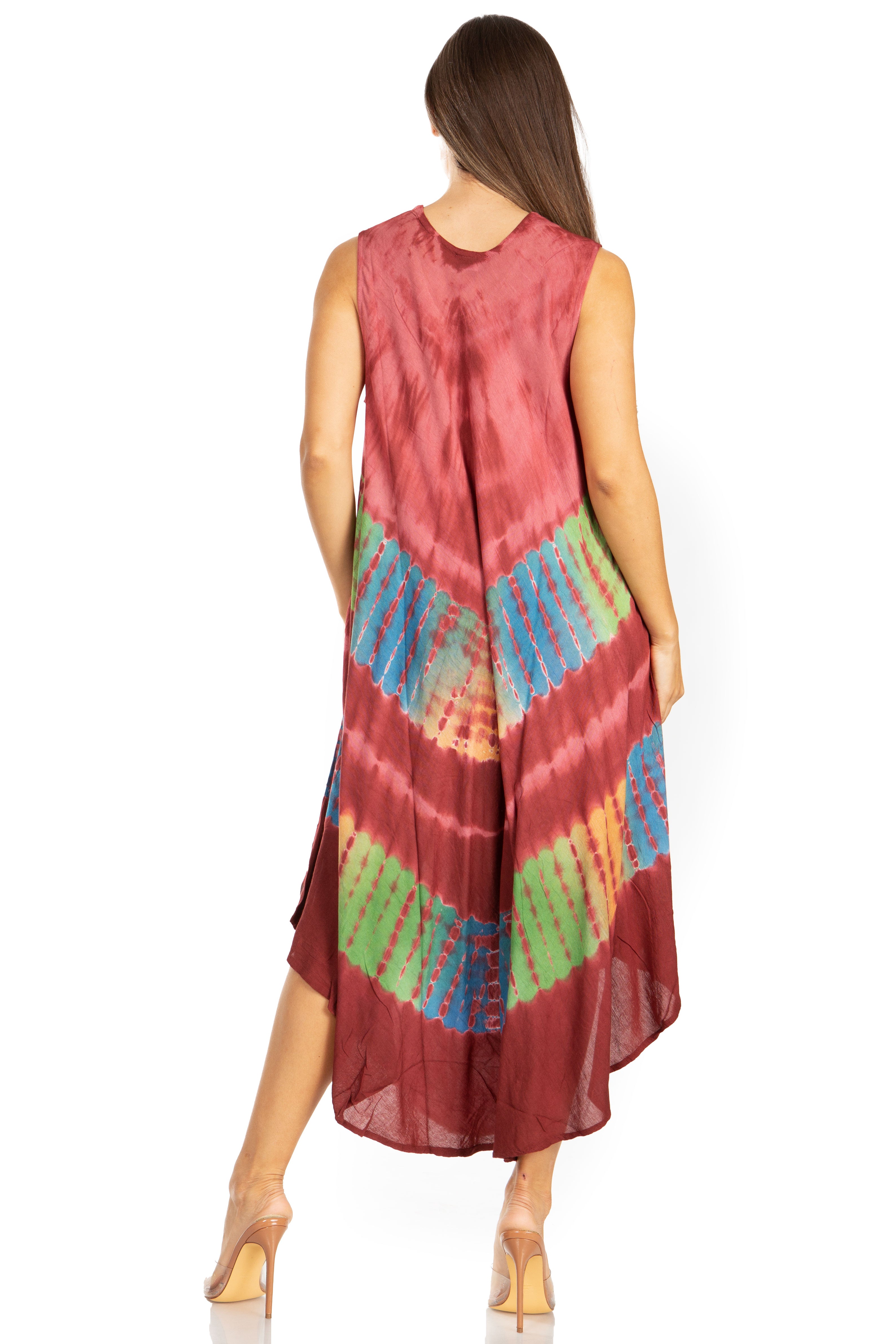 Sakkas - Tasanee Caftan Tank Dress / Cover Up