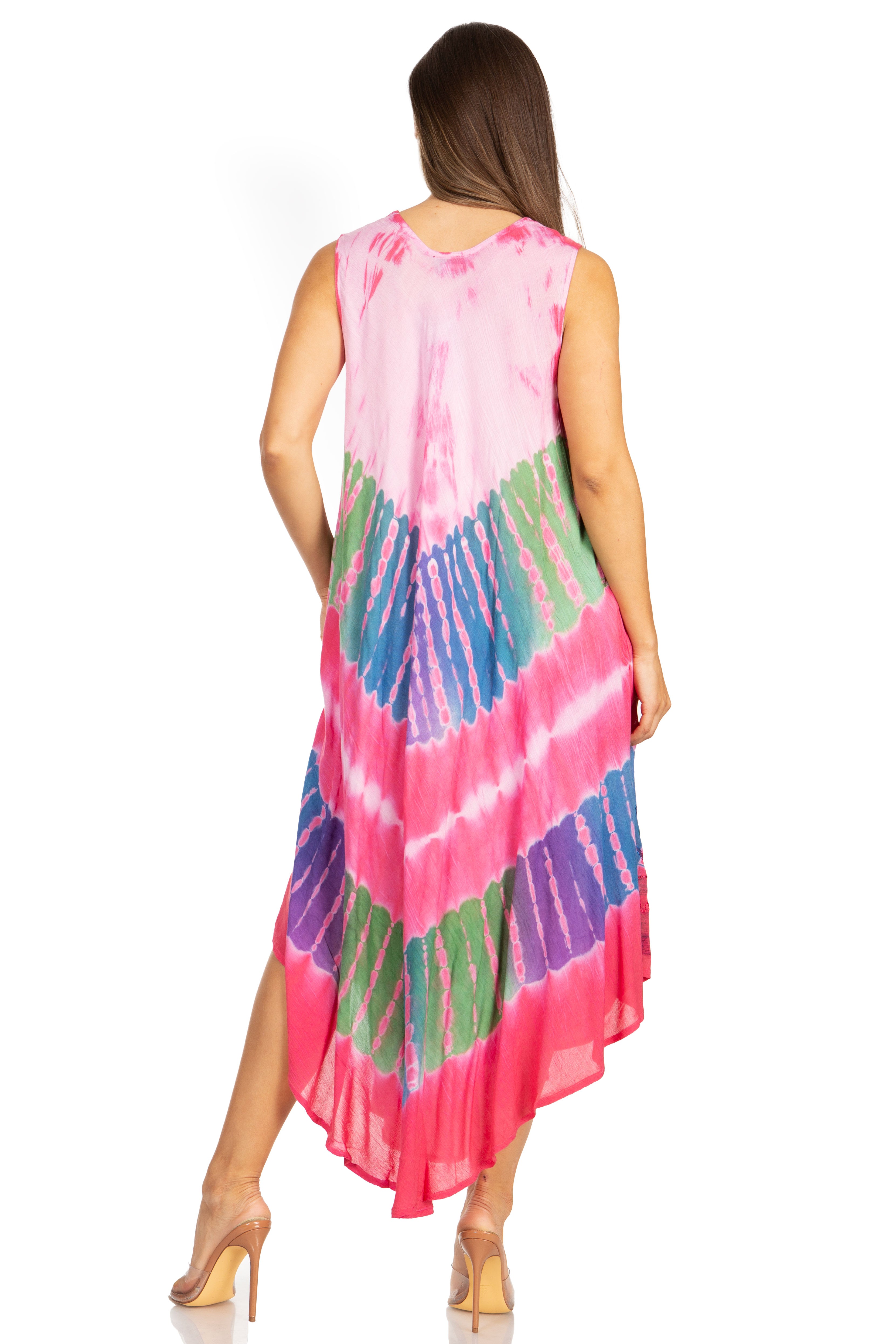 Sakkas - Tasanee Caftan Tank Dress / Cover Up