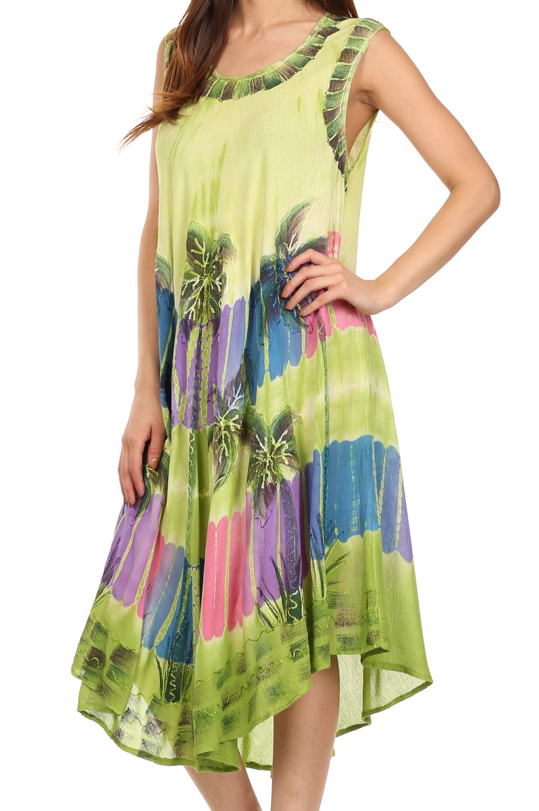 Sakkas - Tasanee Caftan Tank Dress / Cover Up
