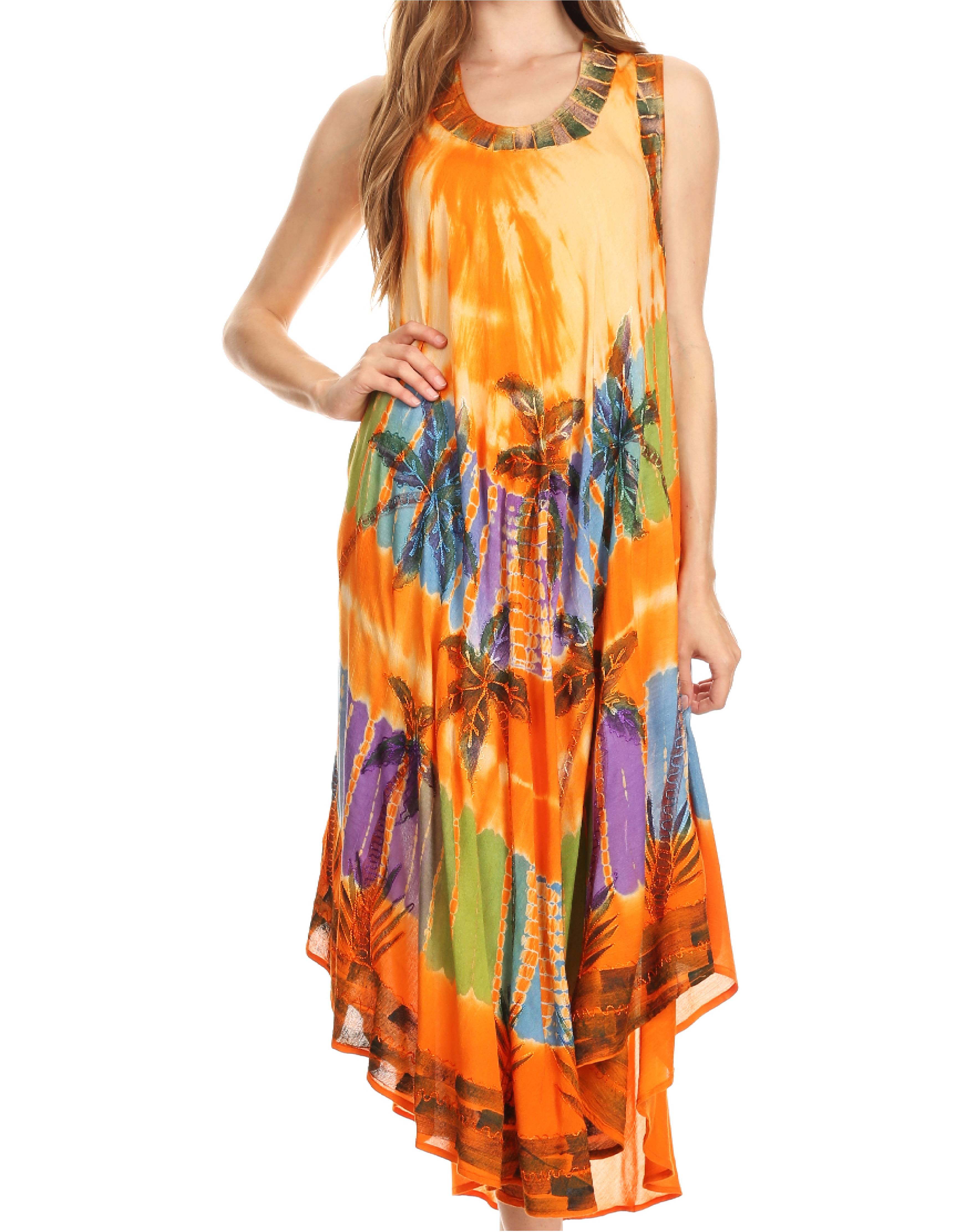 Sakkas - Tasanee Caftan Tank Dress / Cover Up