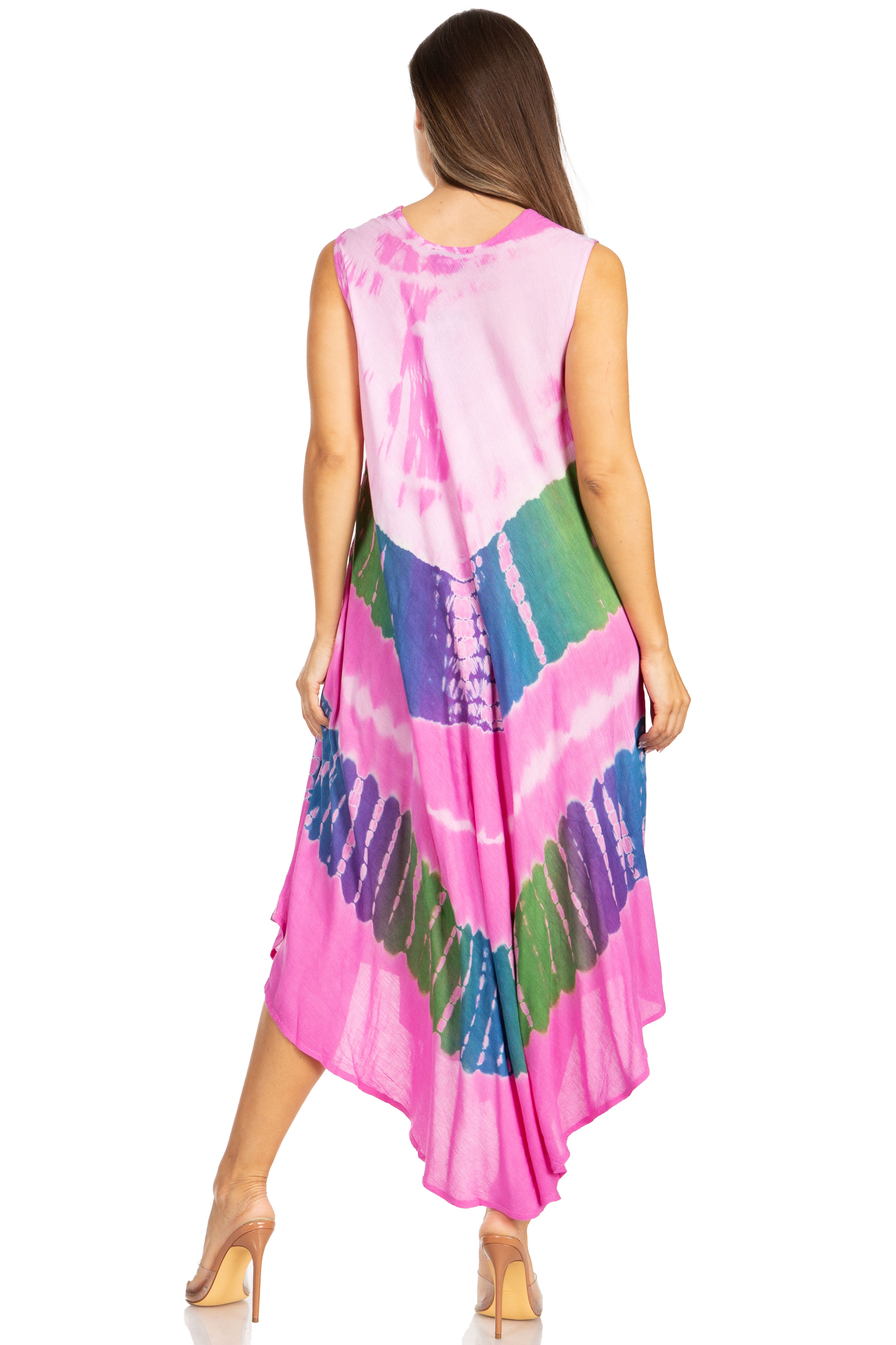 Sakkas - Tasanee Caftan Tank Dress / Cover Up