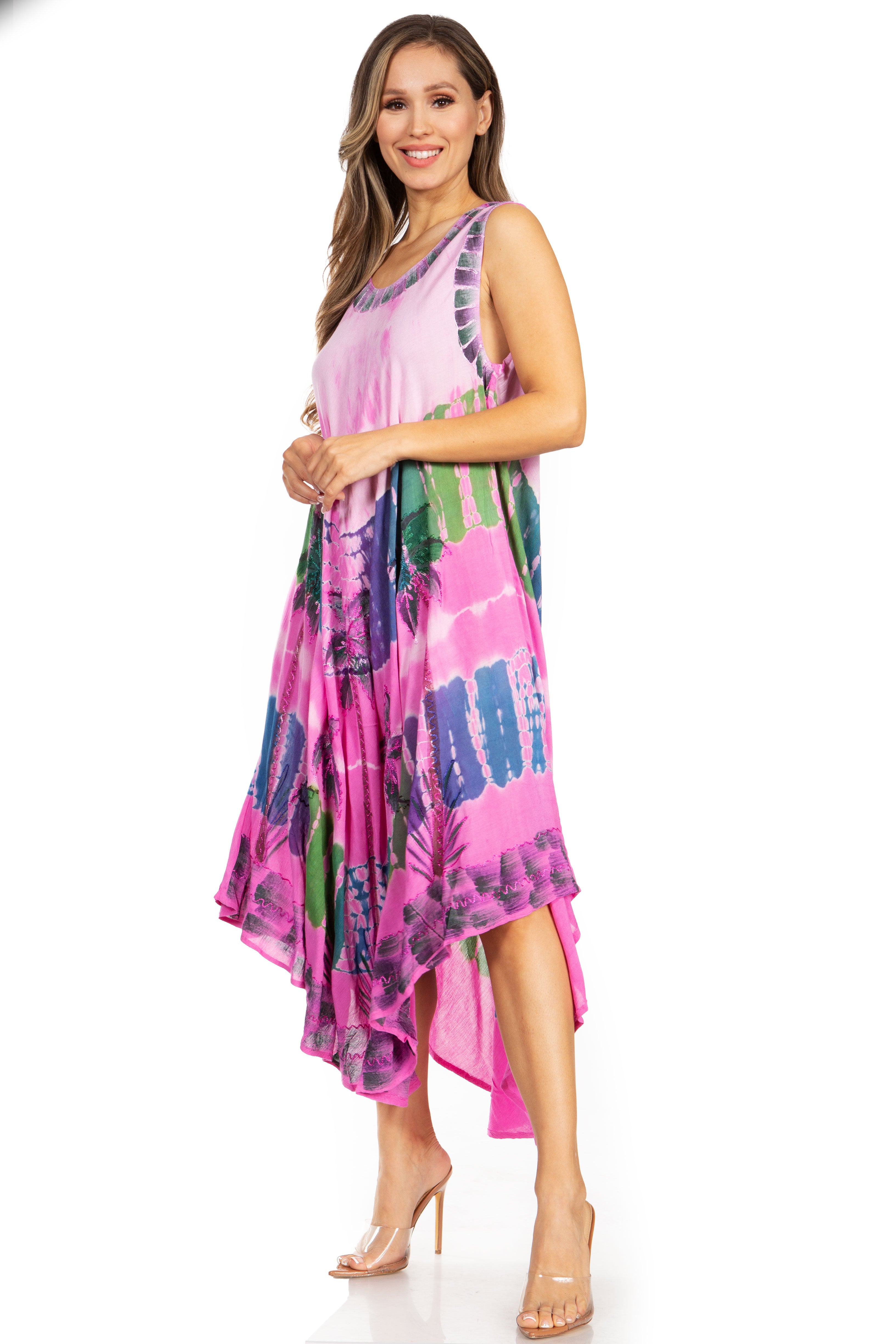 Sakkas - Tasanee Caftan Tank Dress / Cover Up