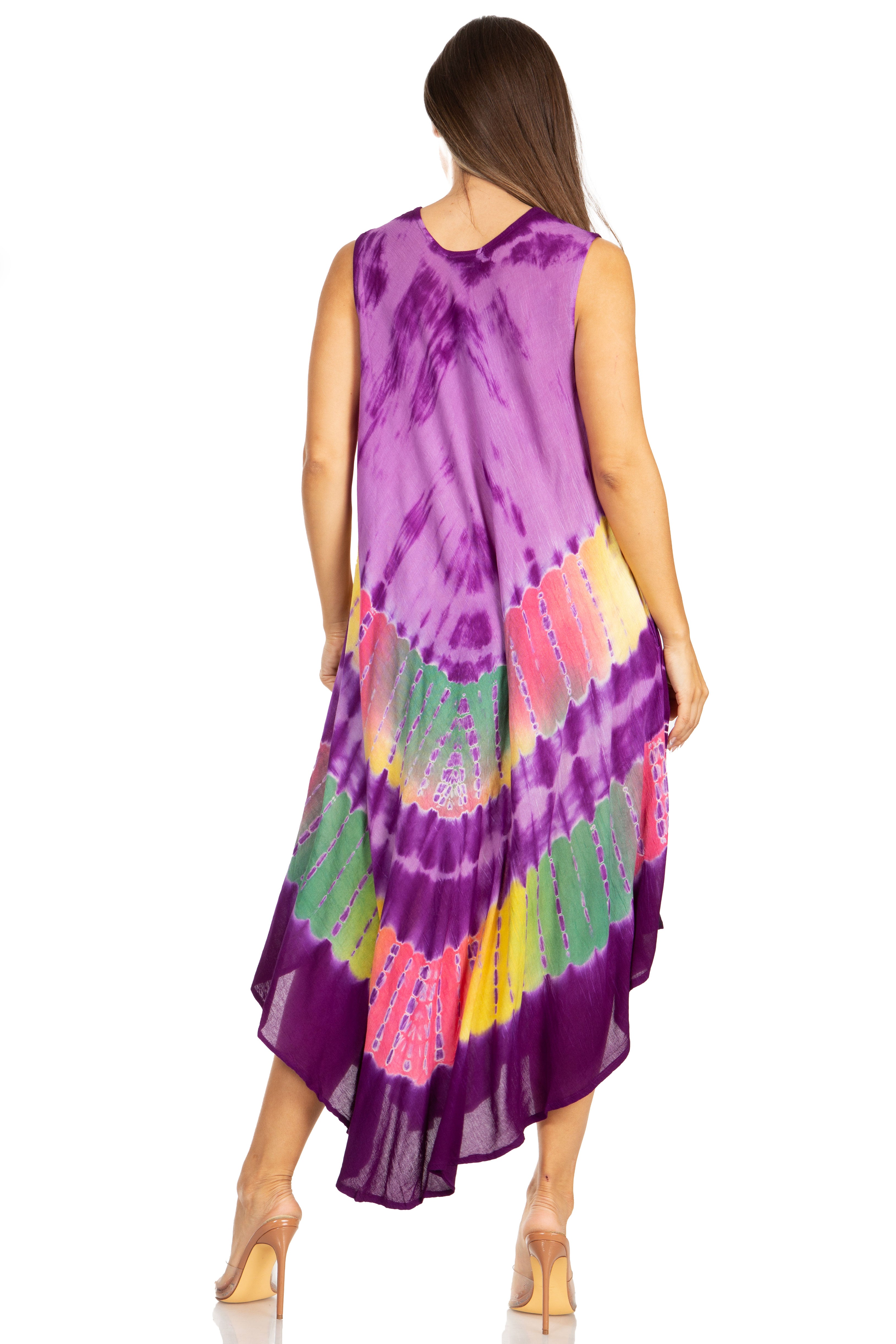 Sakkas - Tasanee Caftan Tank Dress / Cover Up
