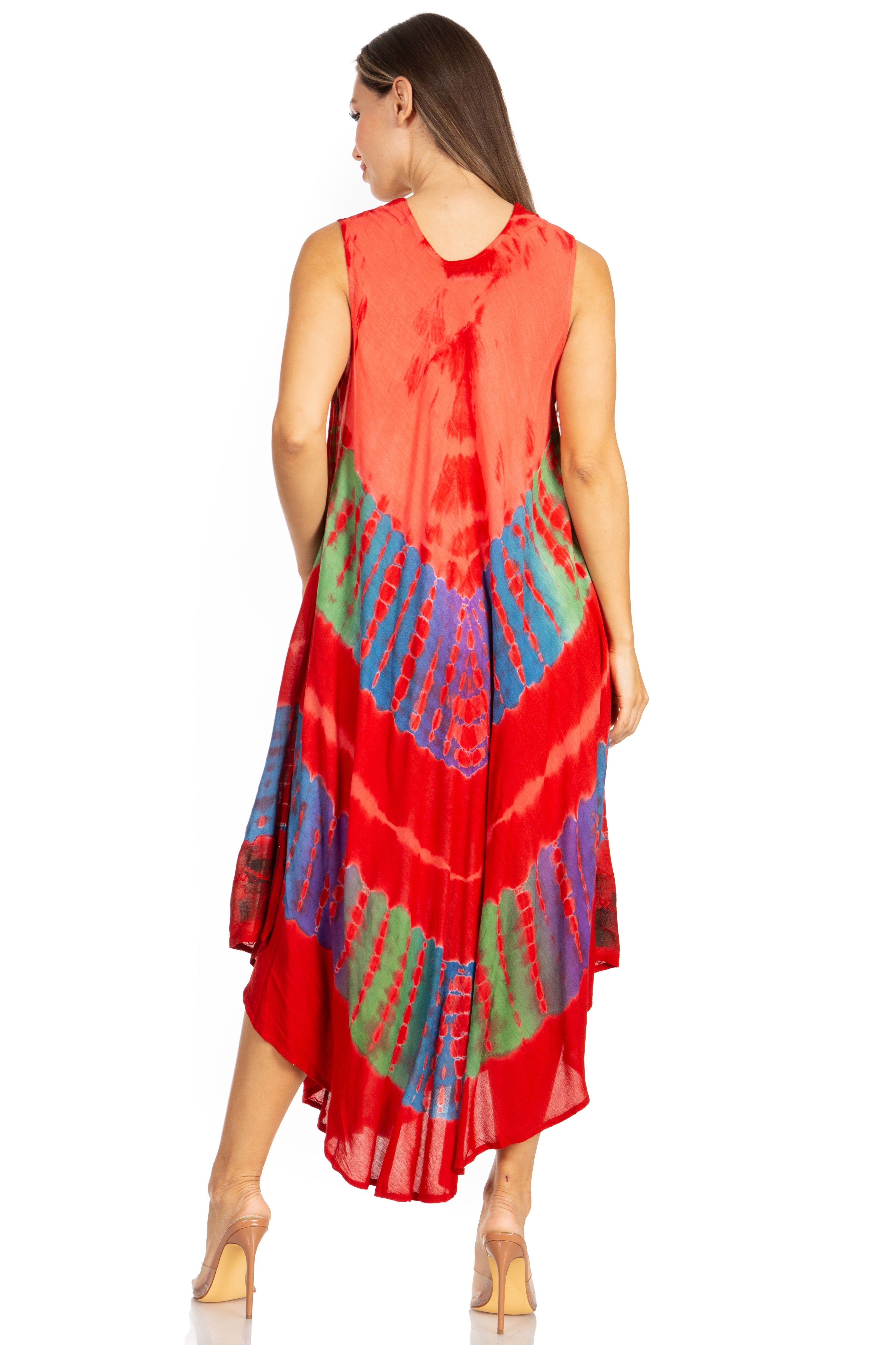 Sakkas - Tasanee Caftan Tank Dress / Cover Up