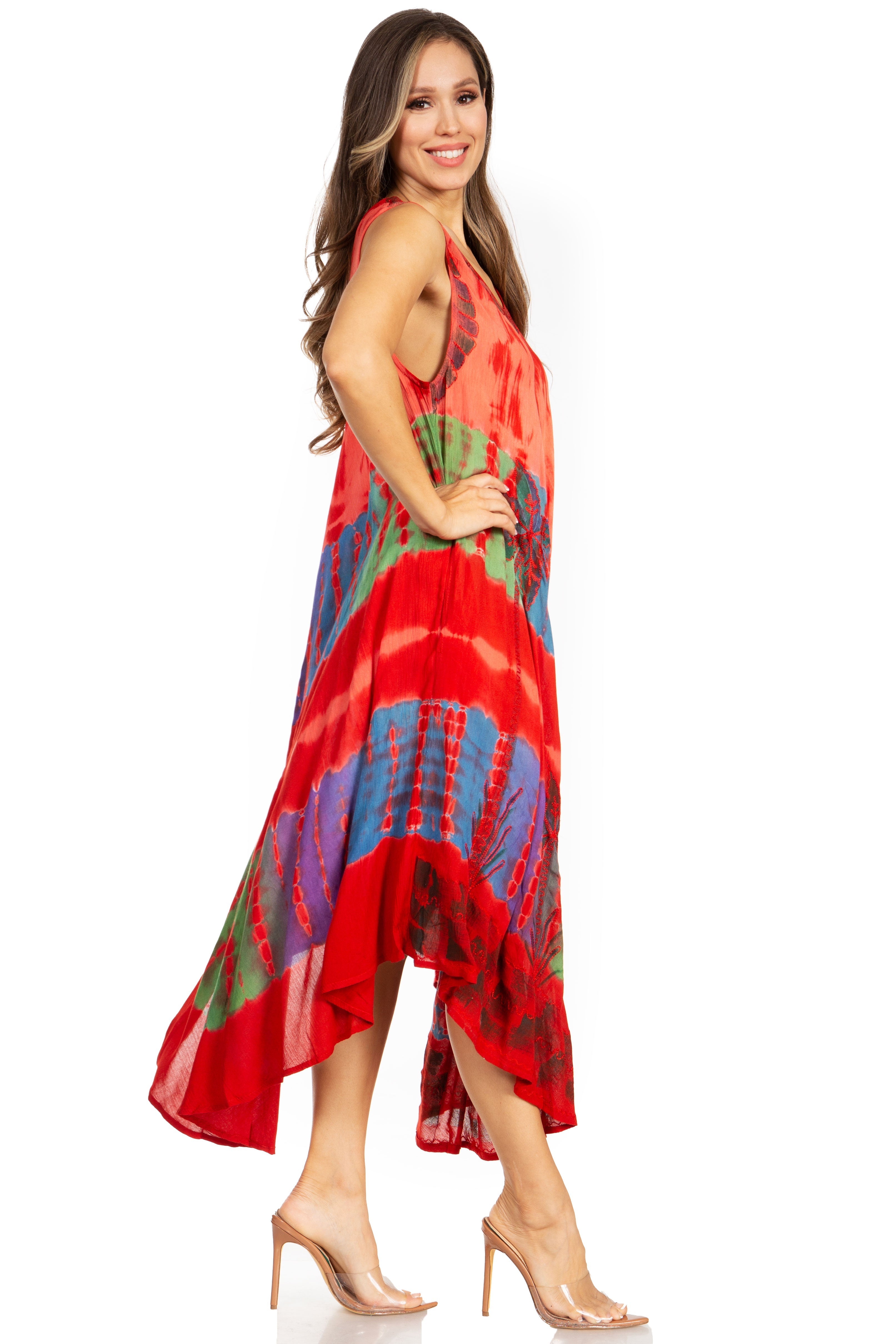 Sakkas - Tasanee Caftan Tank Dress / Cover Up