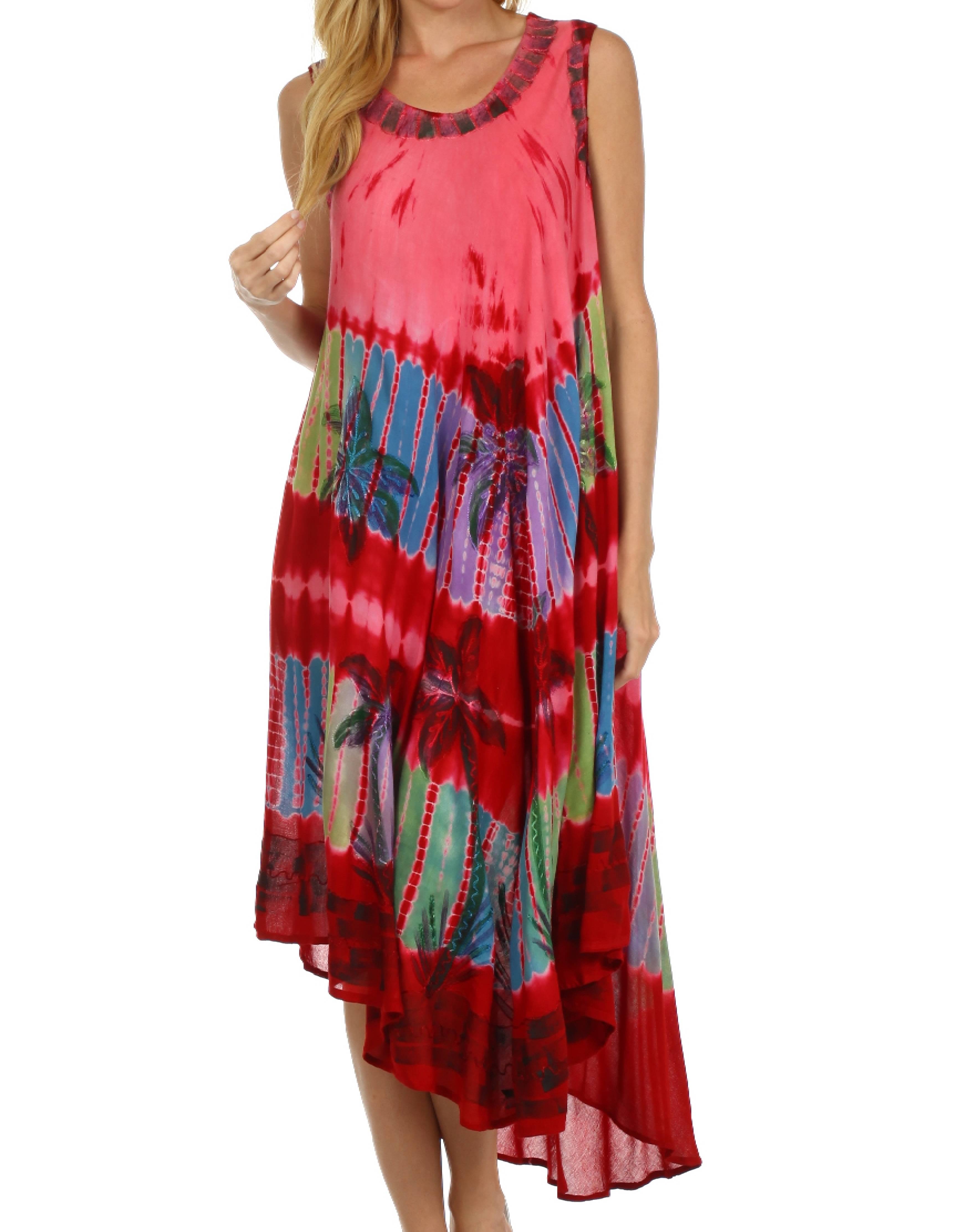 Sakkas - Tasanee Caftan Tank Dress / Cover Up