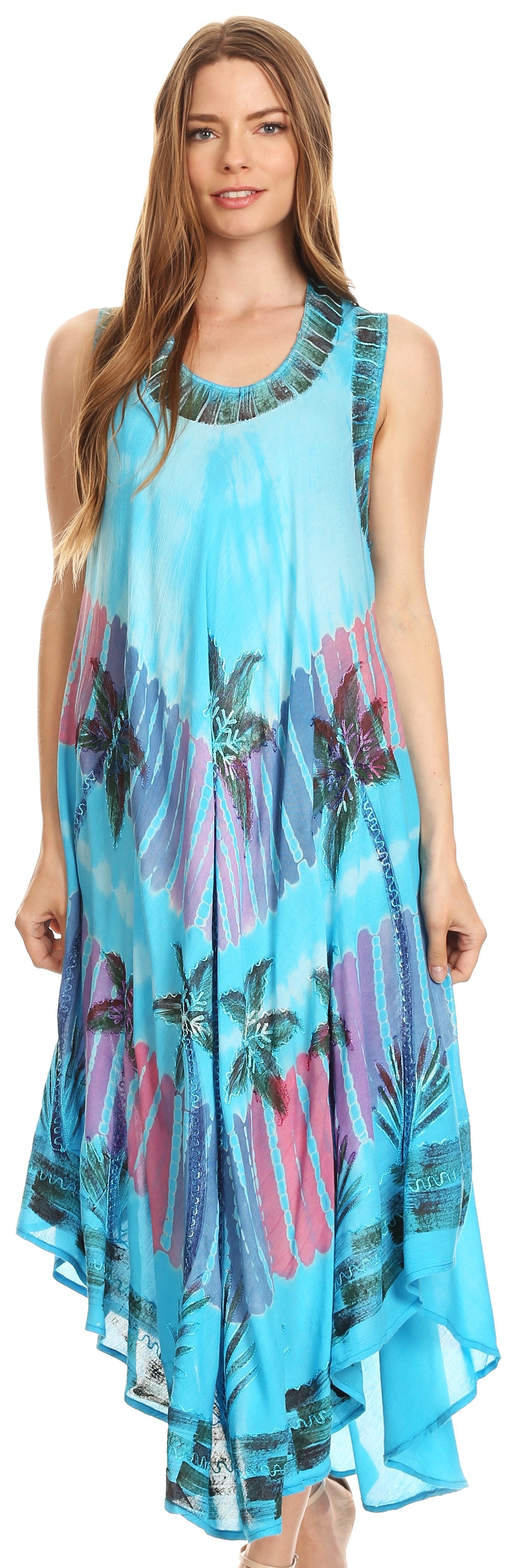 Sakkas - Tasanee Caftan Tank Dress / Cover Up