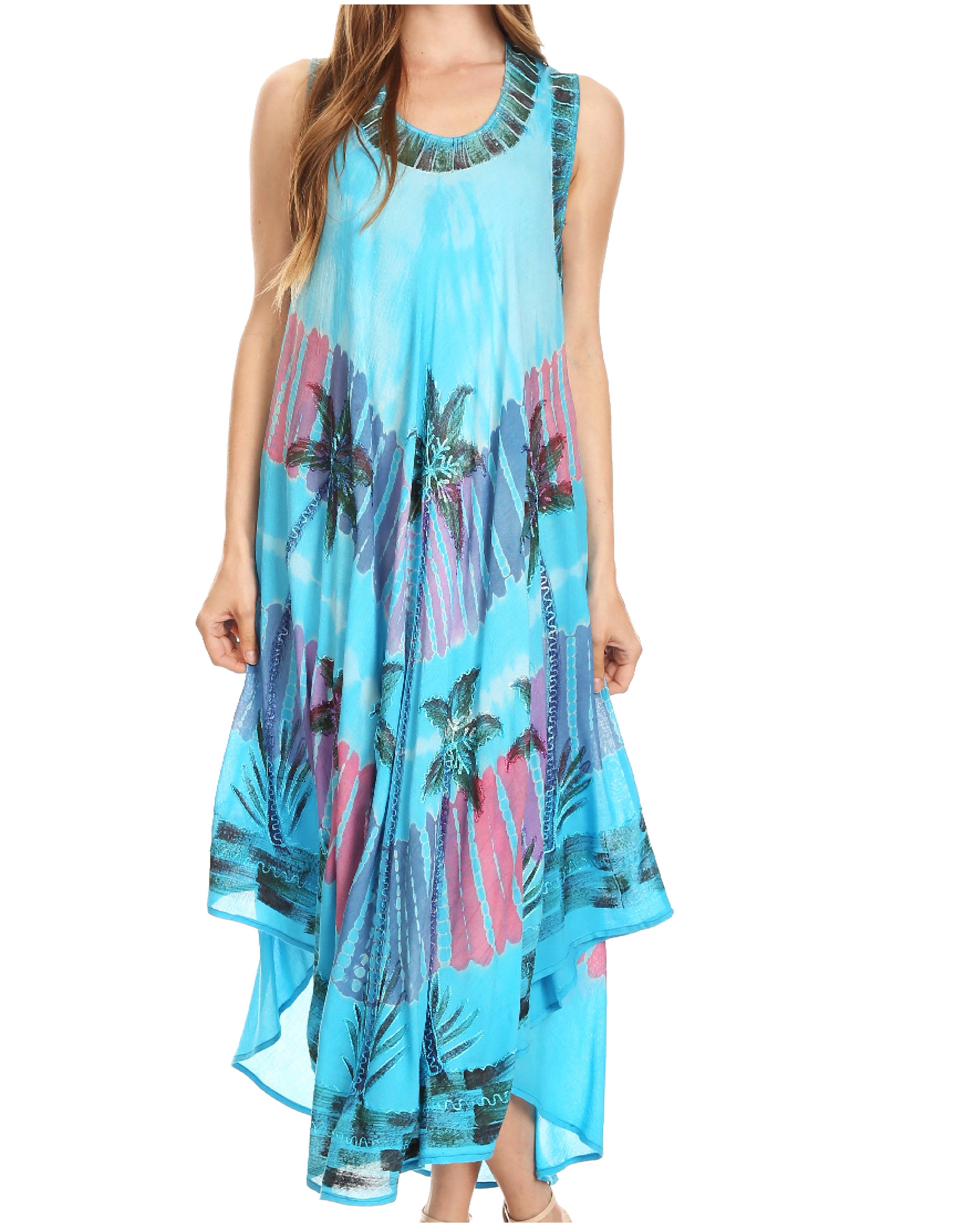 Sakkas - Tasanee Caftan Tank Dress / Cover Up