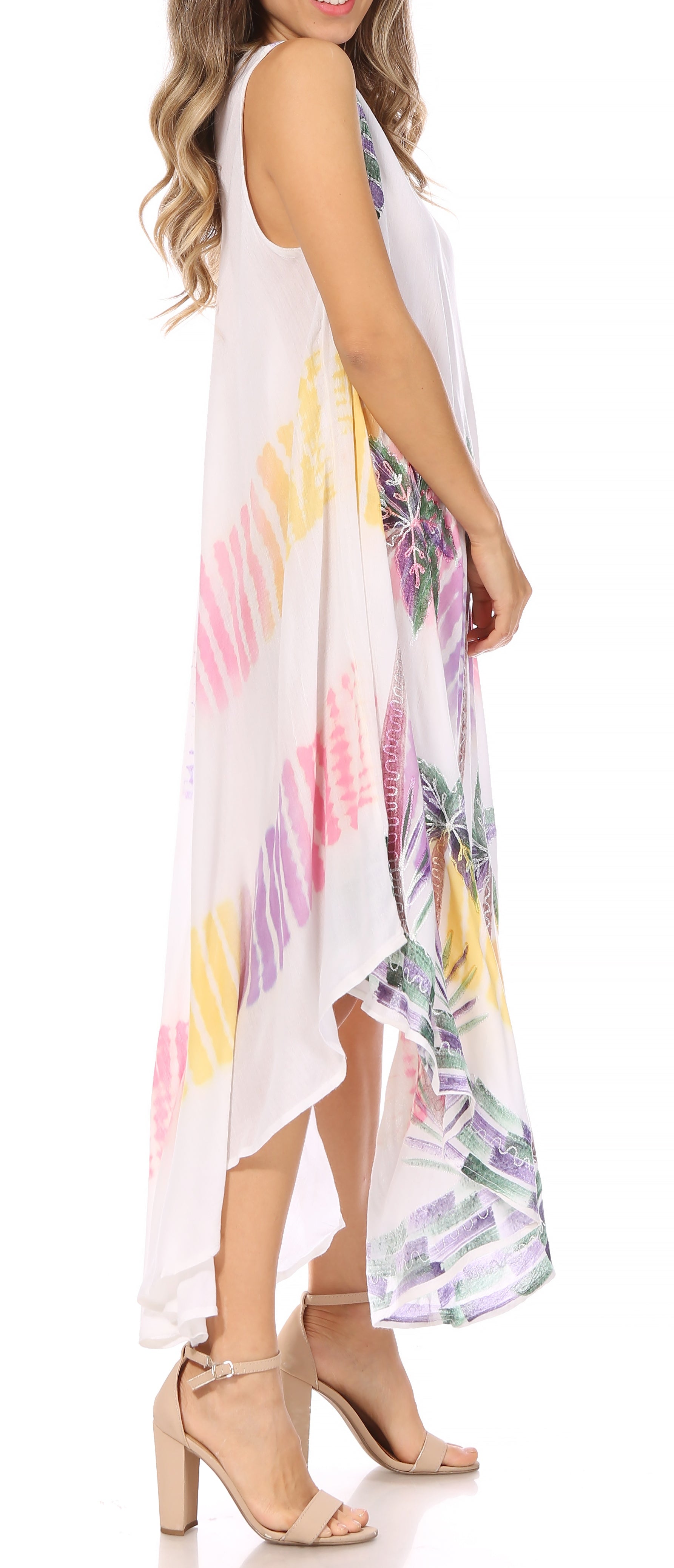 Sakkas - Tasanee Caftan Tank Dress / Cover Up