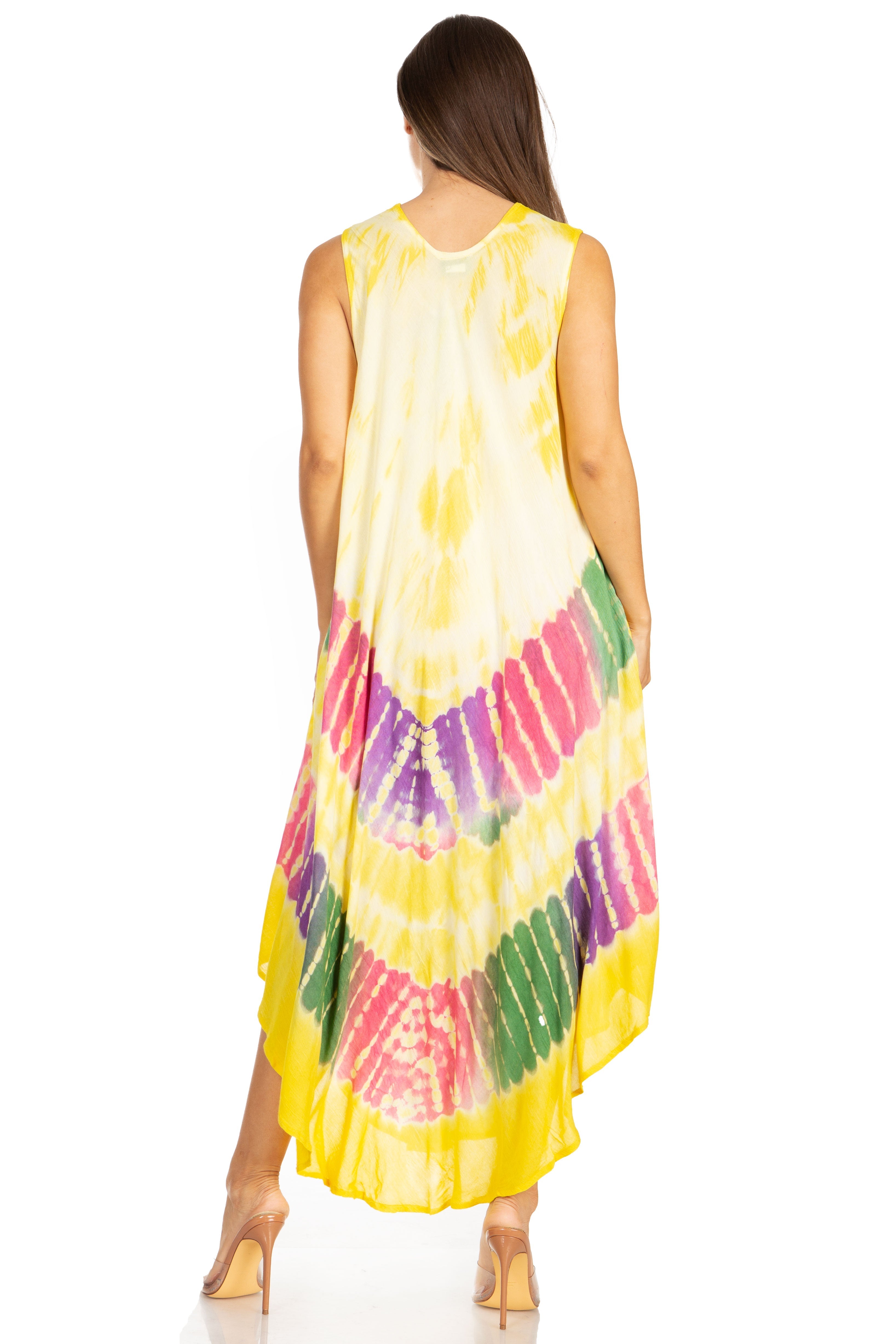 Sakkas - Tasanee Caftan Tank Dress / Cover Up
