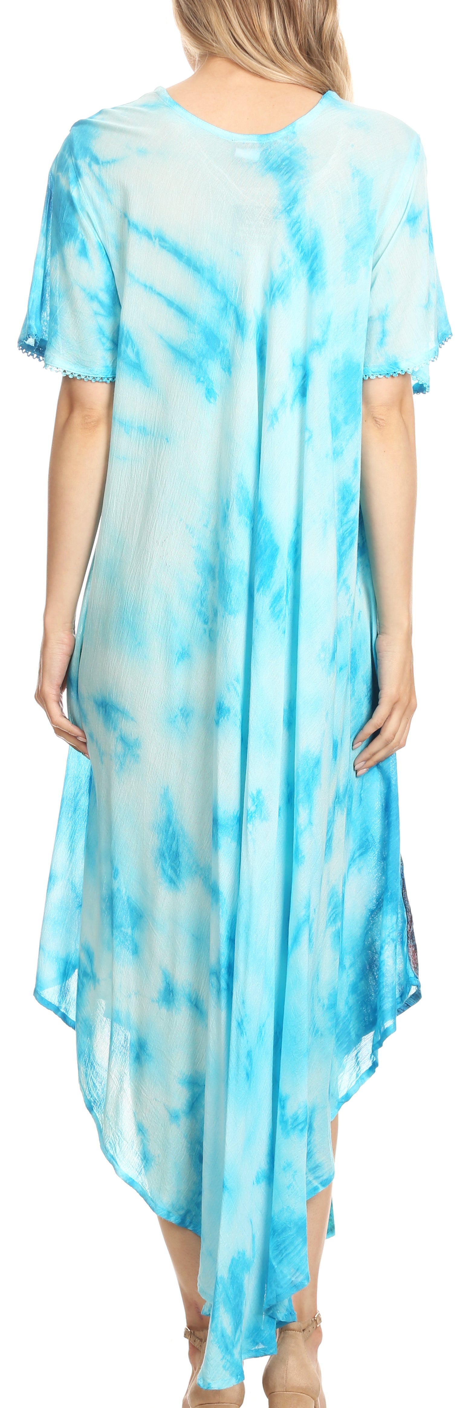 Sakkas - Nalani Flowy Caftan Tie Dye