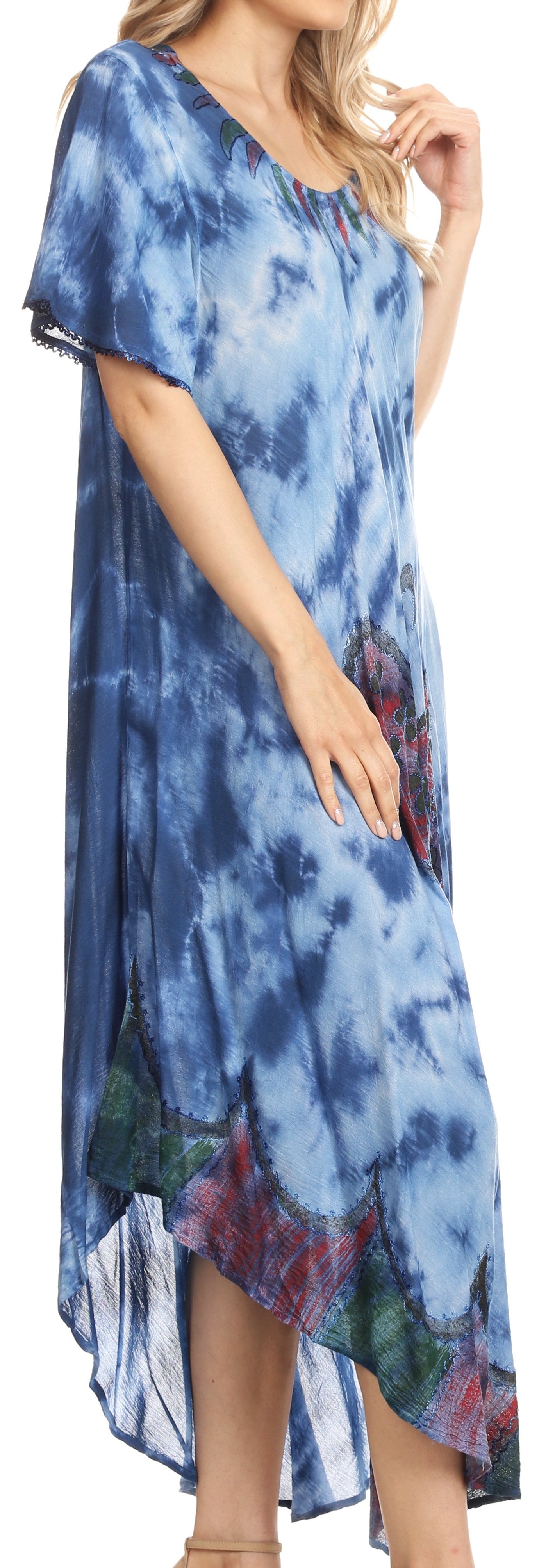 Sakkas - Nalani Flowy Caftan Tie Dye
