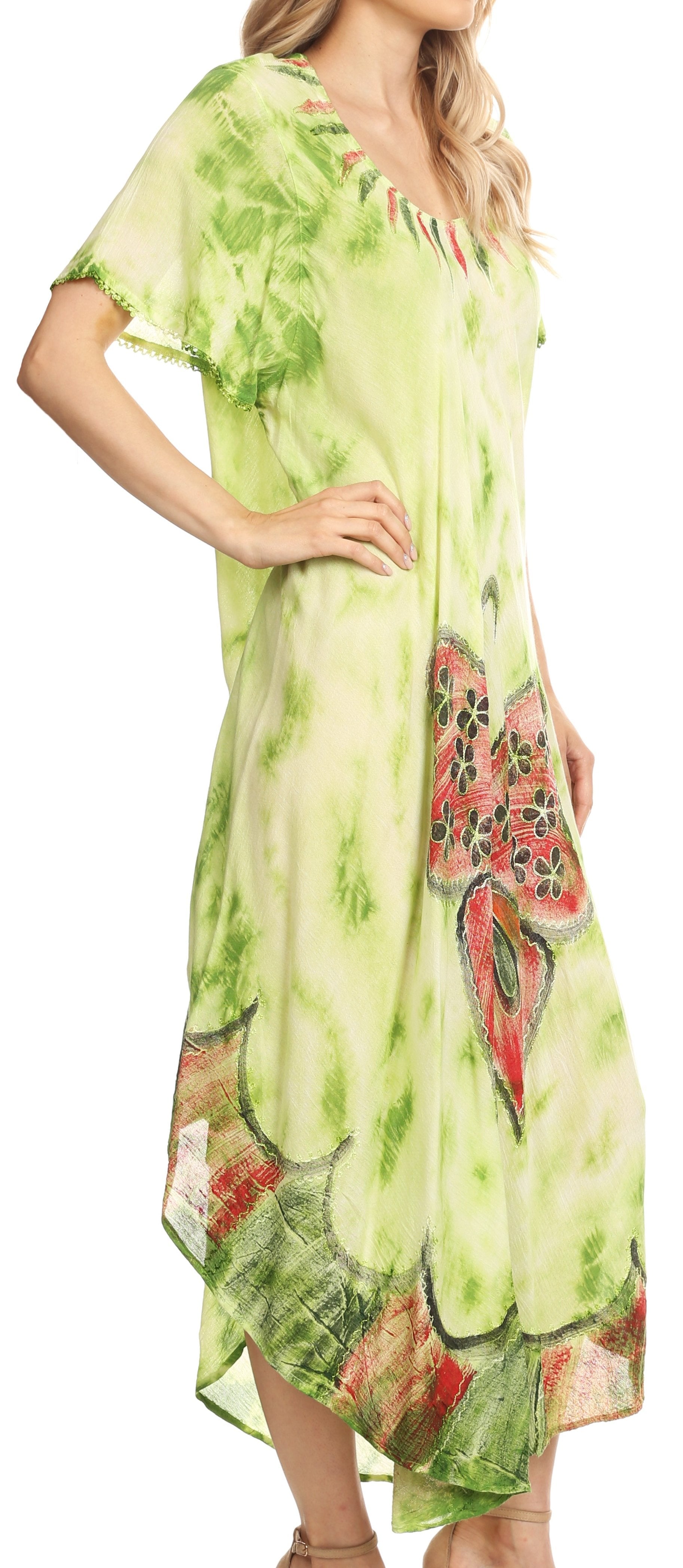 Sakkas - Nalani Flowy Caftan Tie Dye