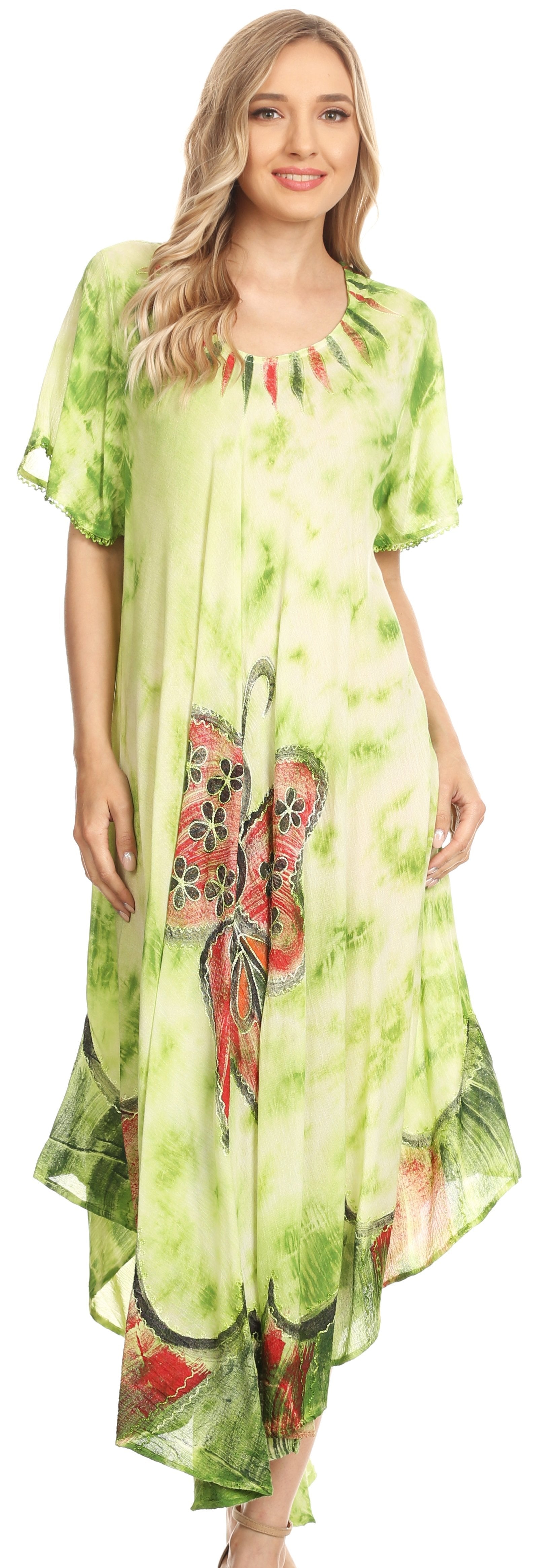 Sakkas - Nalani Flowy Caftan Tie Dye