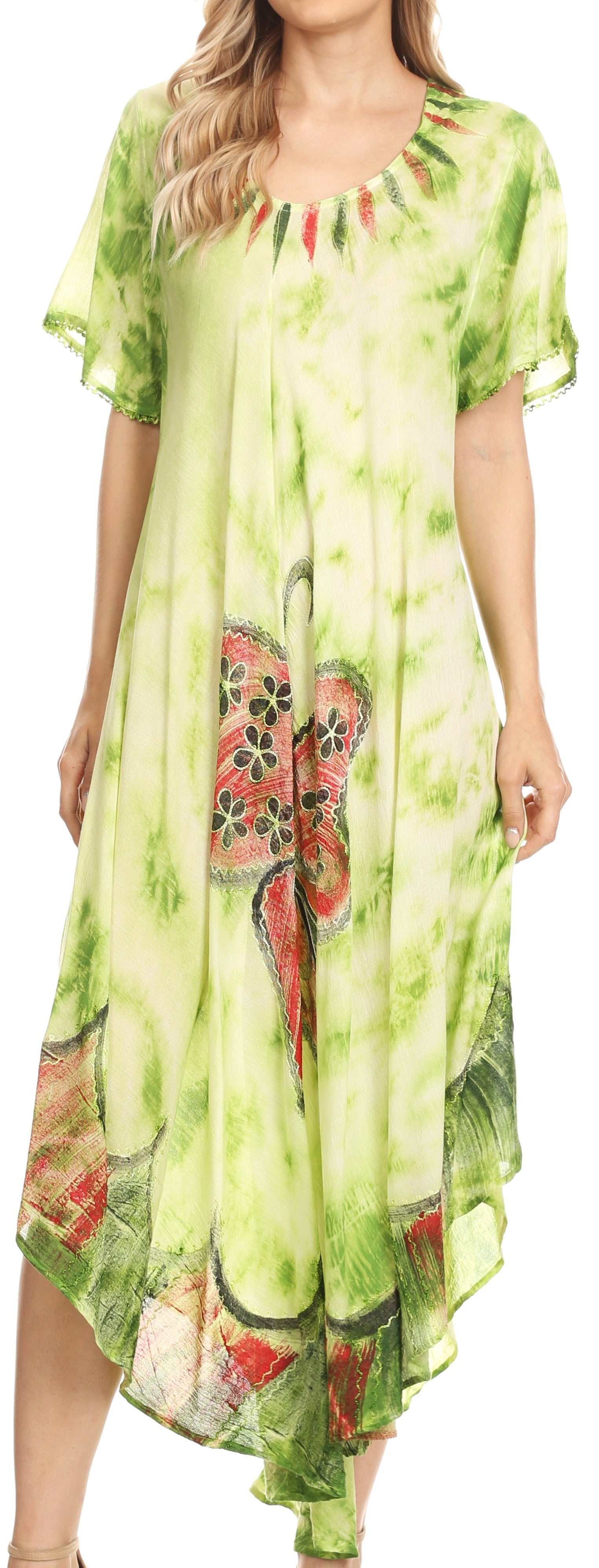 Sakkas - Nalani Flowy Caftan Tie Dye