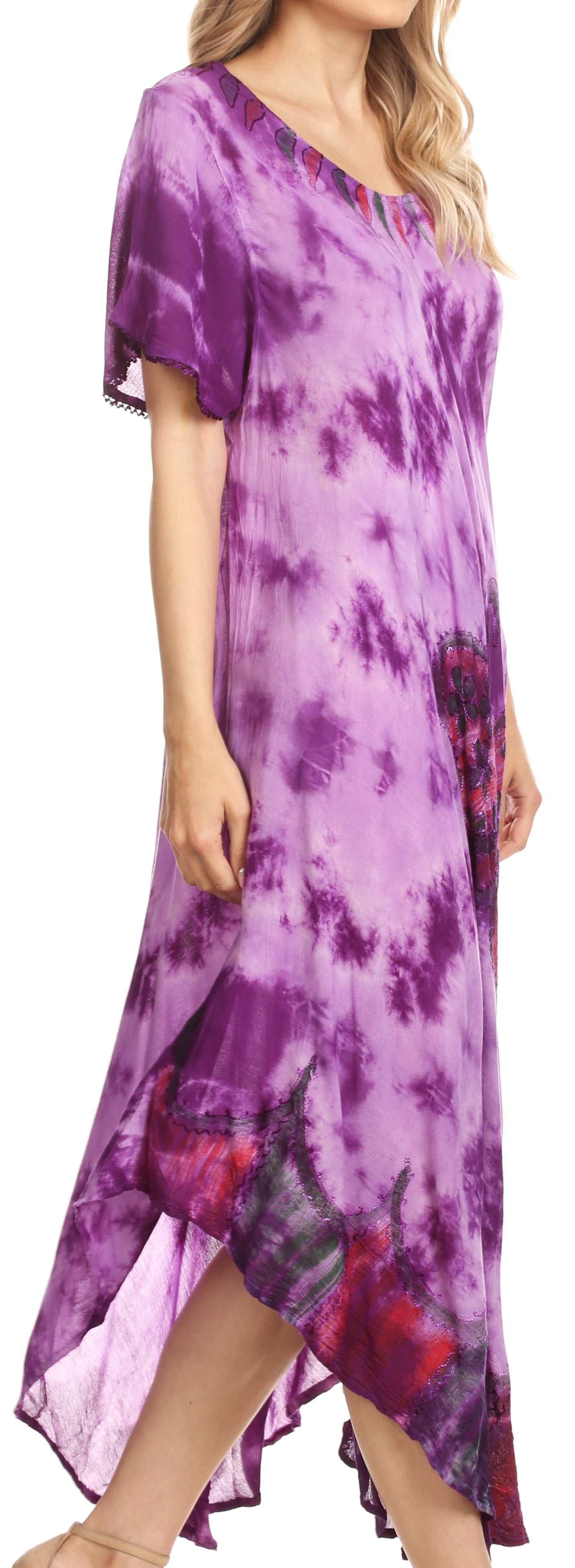 Sakkas - Nalani Flowy Caftan Tie Dye