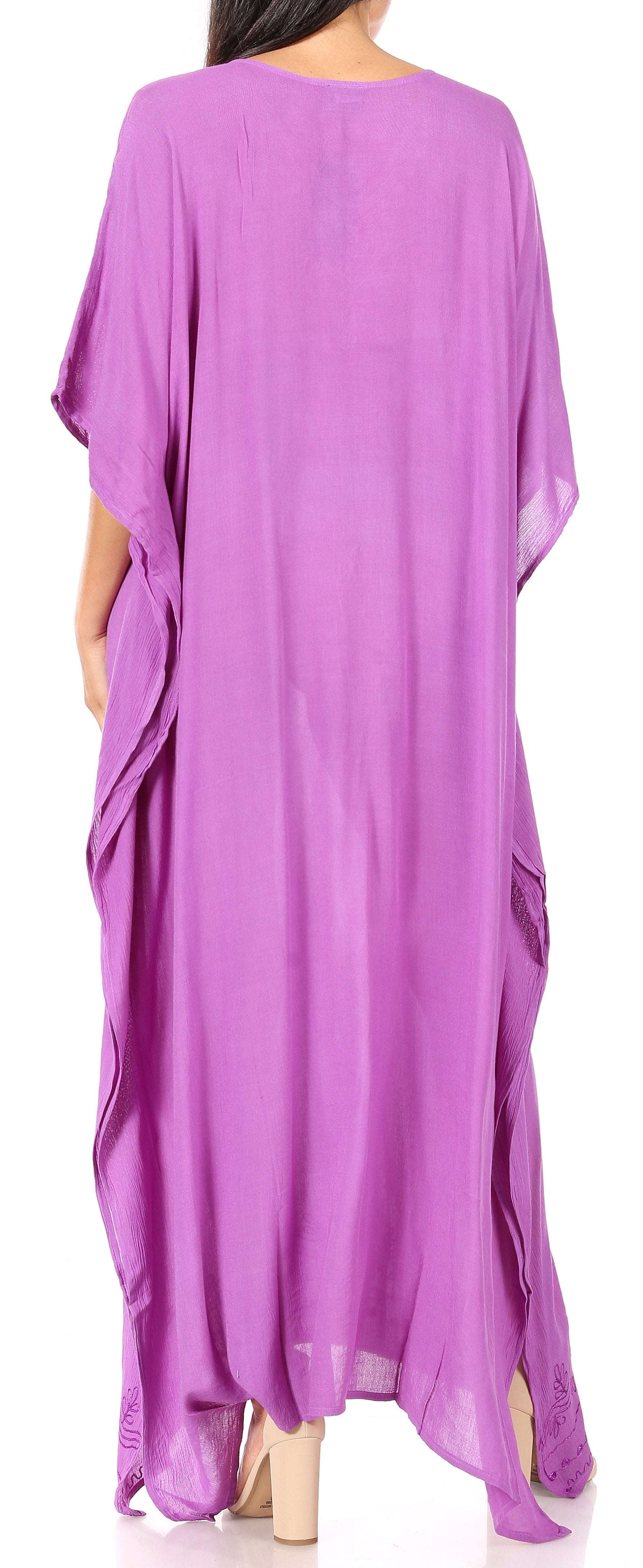 Purple flowing garment on a white background