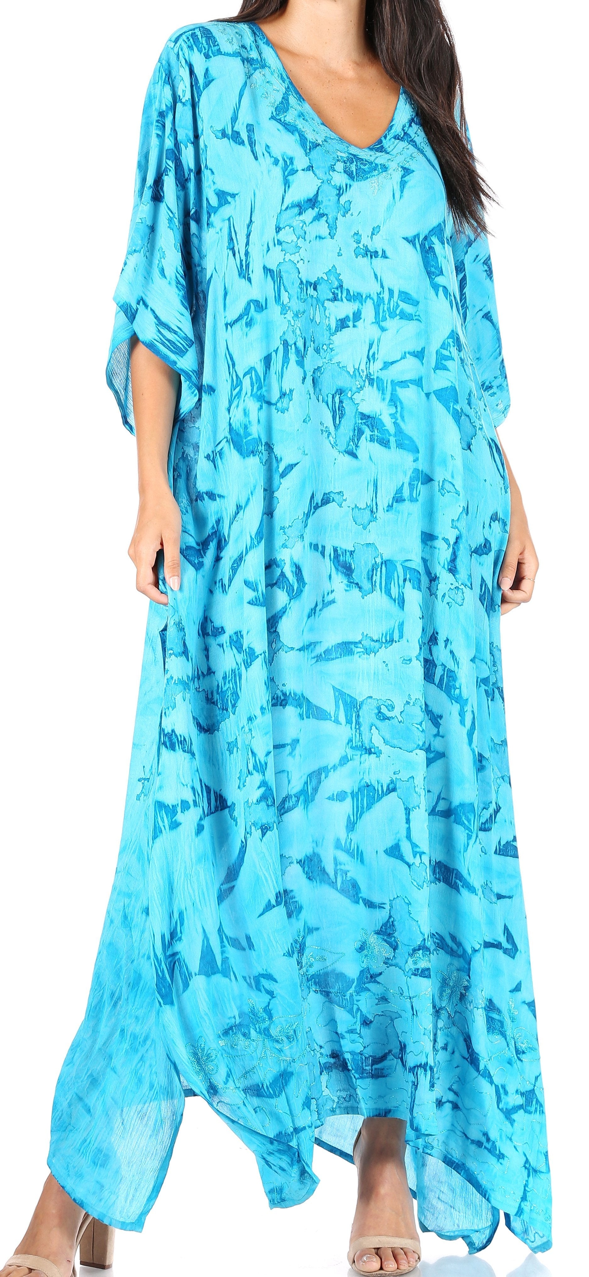 blue kaftan