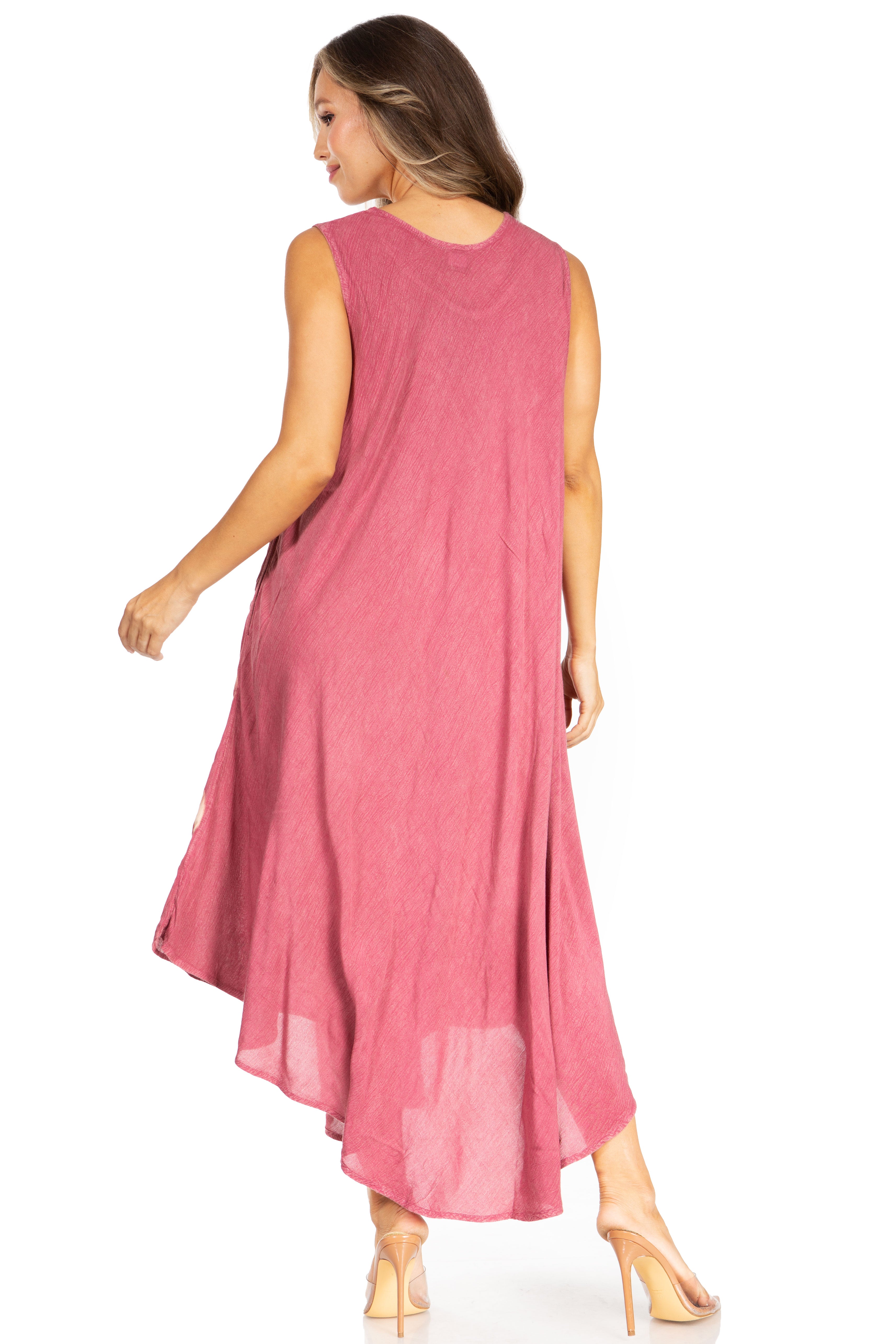 Sakkas - Starlight Fourth Tie Dye Caftan Tank Dres