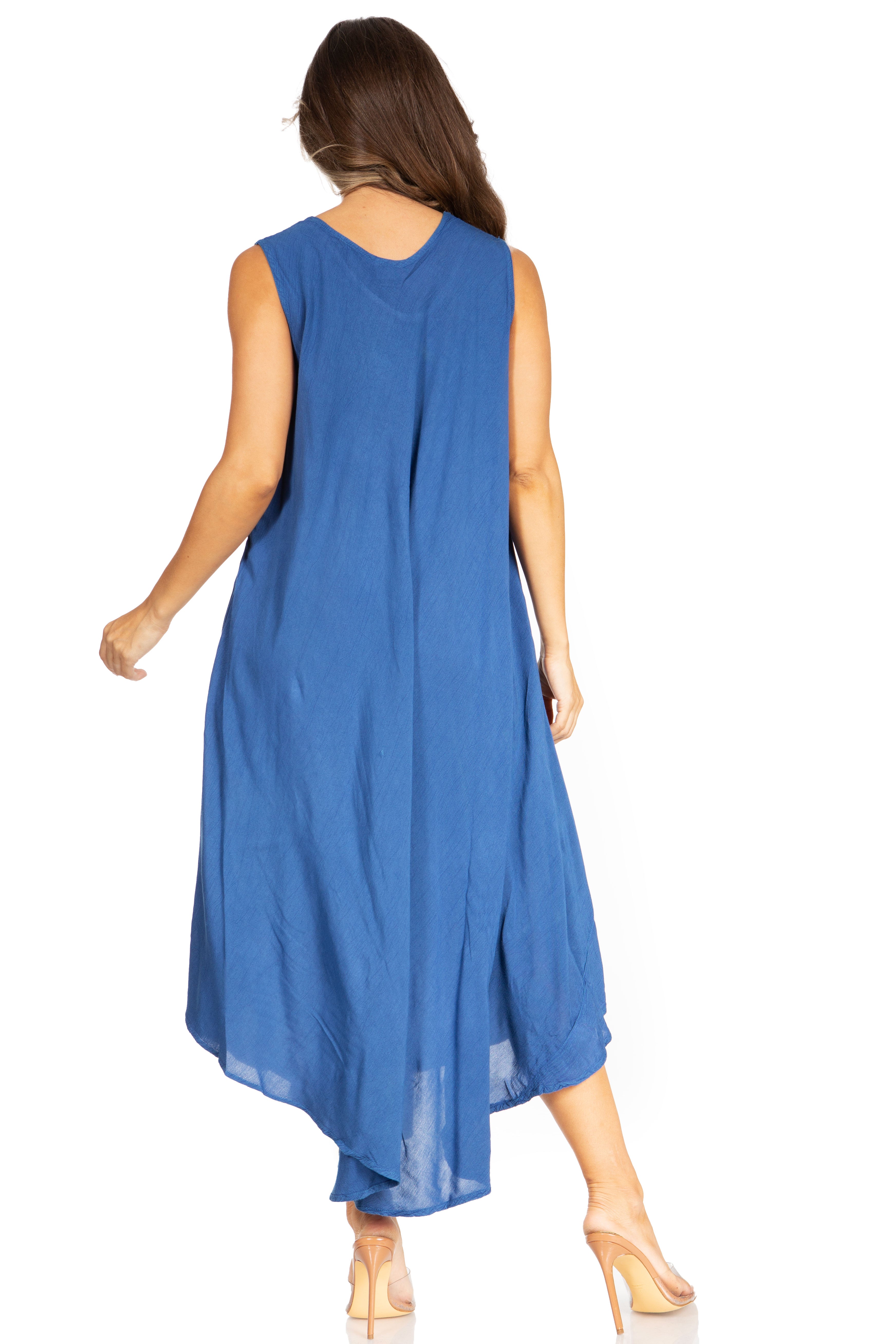 Sakkas - Starlight Fourth Tie Dye Caftan Tank Dres