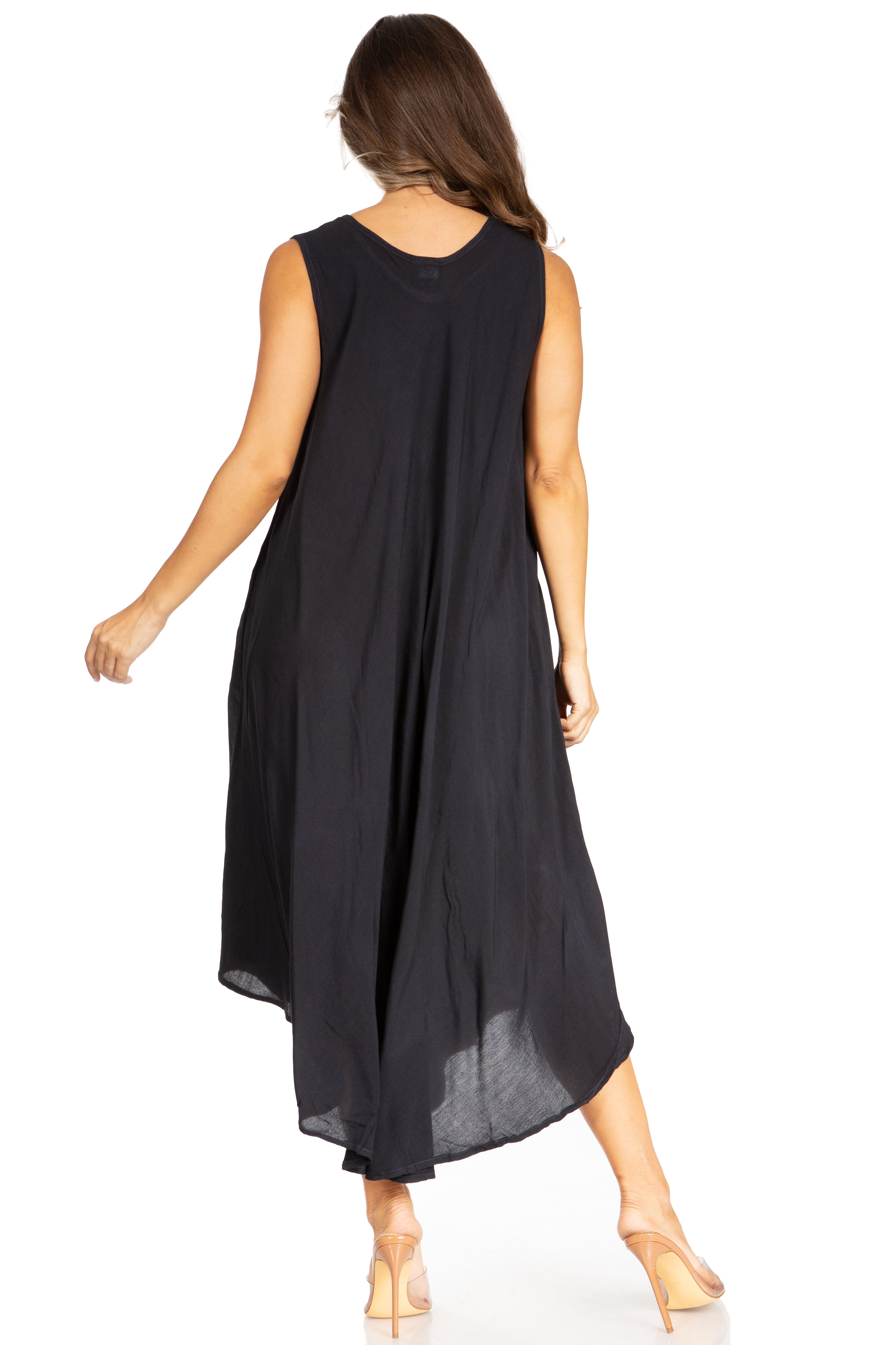 Sakkas - Starlight Fourth Tie Dye Caftan Tank Dres