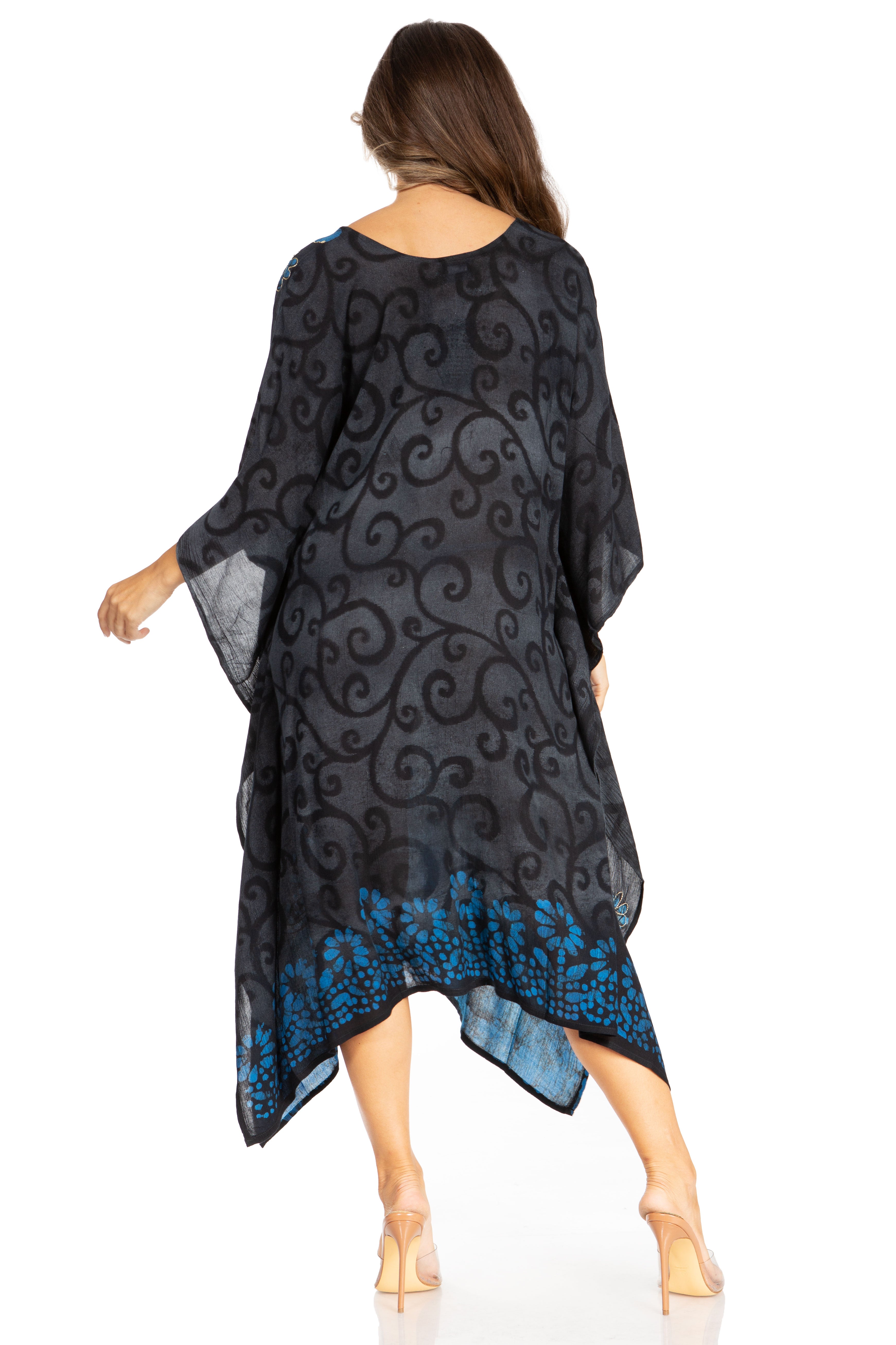 Sakkas Clementine Tie Dye Caftan