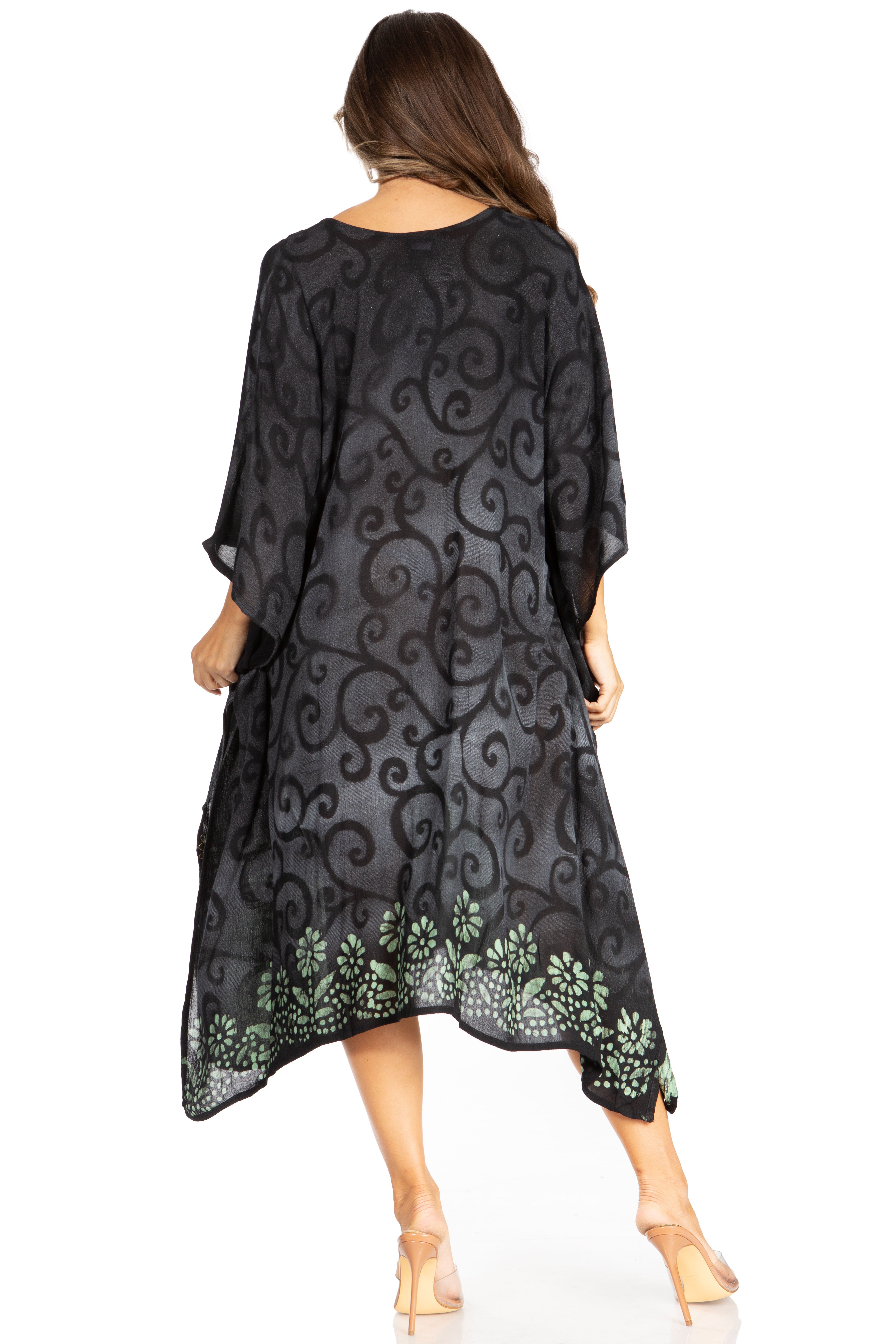 Sakkas Clementine Tie Dye Caftan