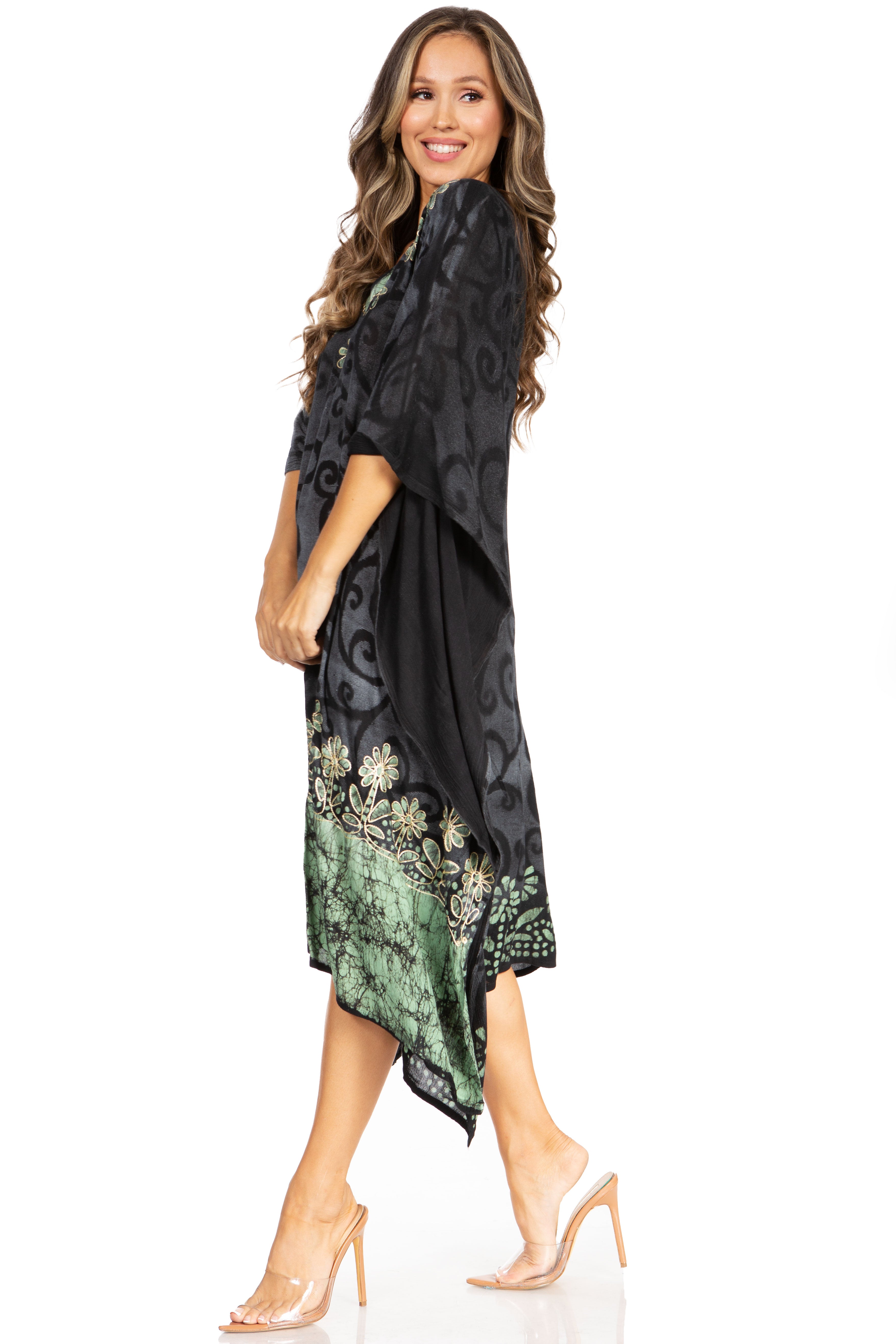 Sakkas Clementine Tie Dye Caftan