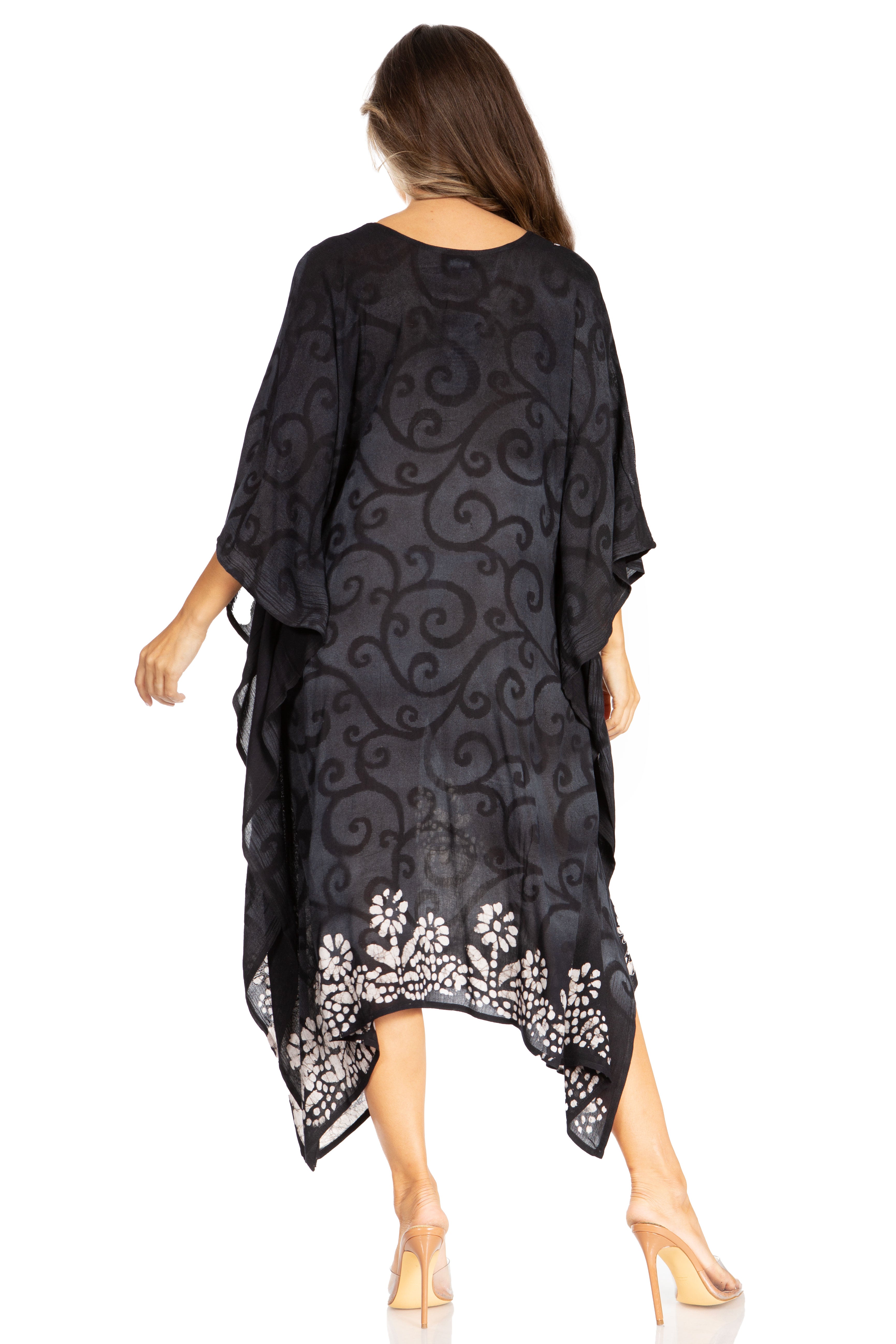 Sakkas Clementine Tie Dye Caftan