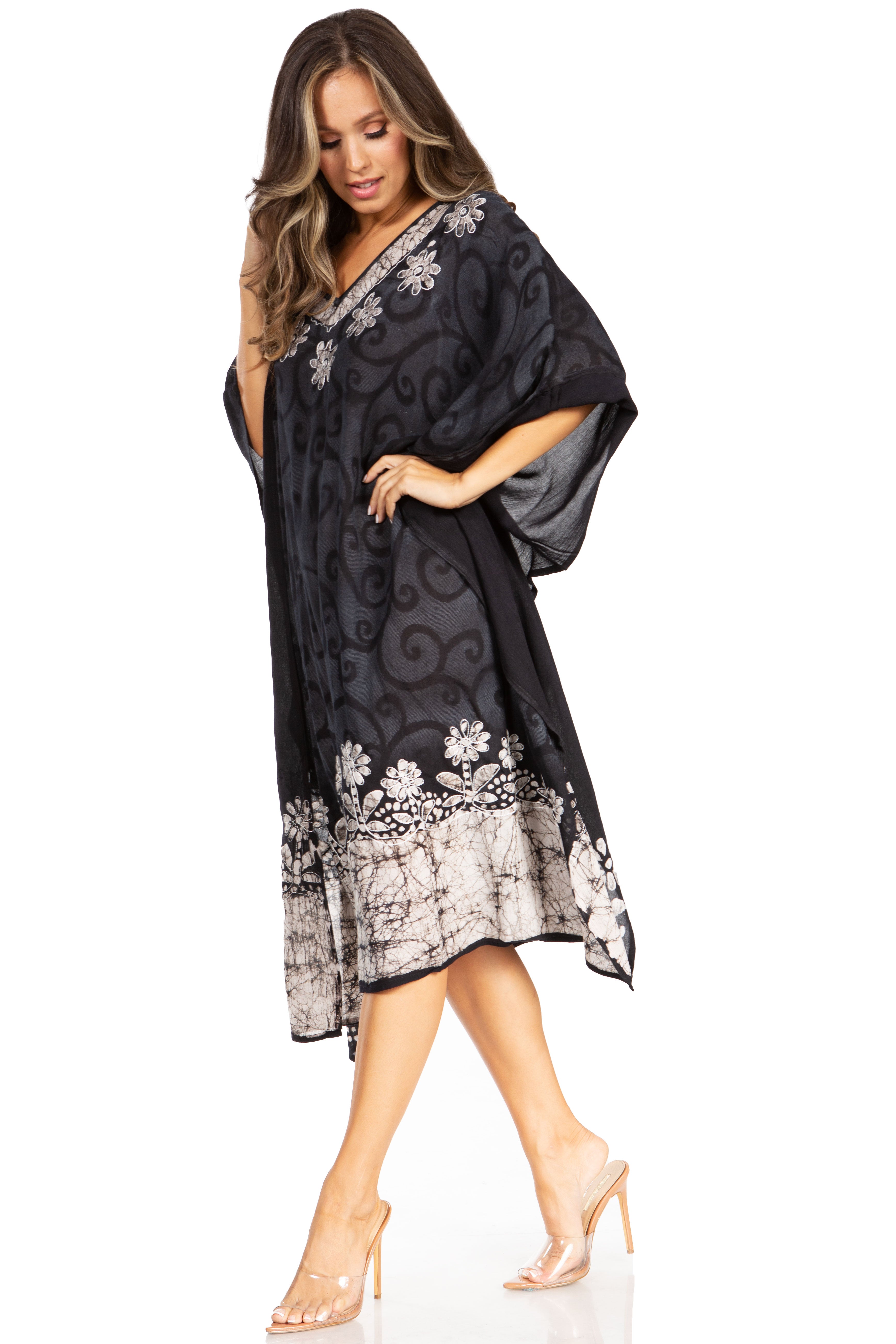 Sakkas Clementine Tie Dye Caftan