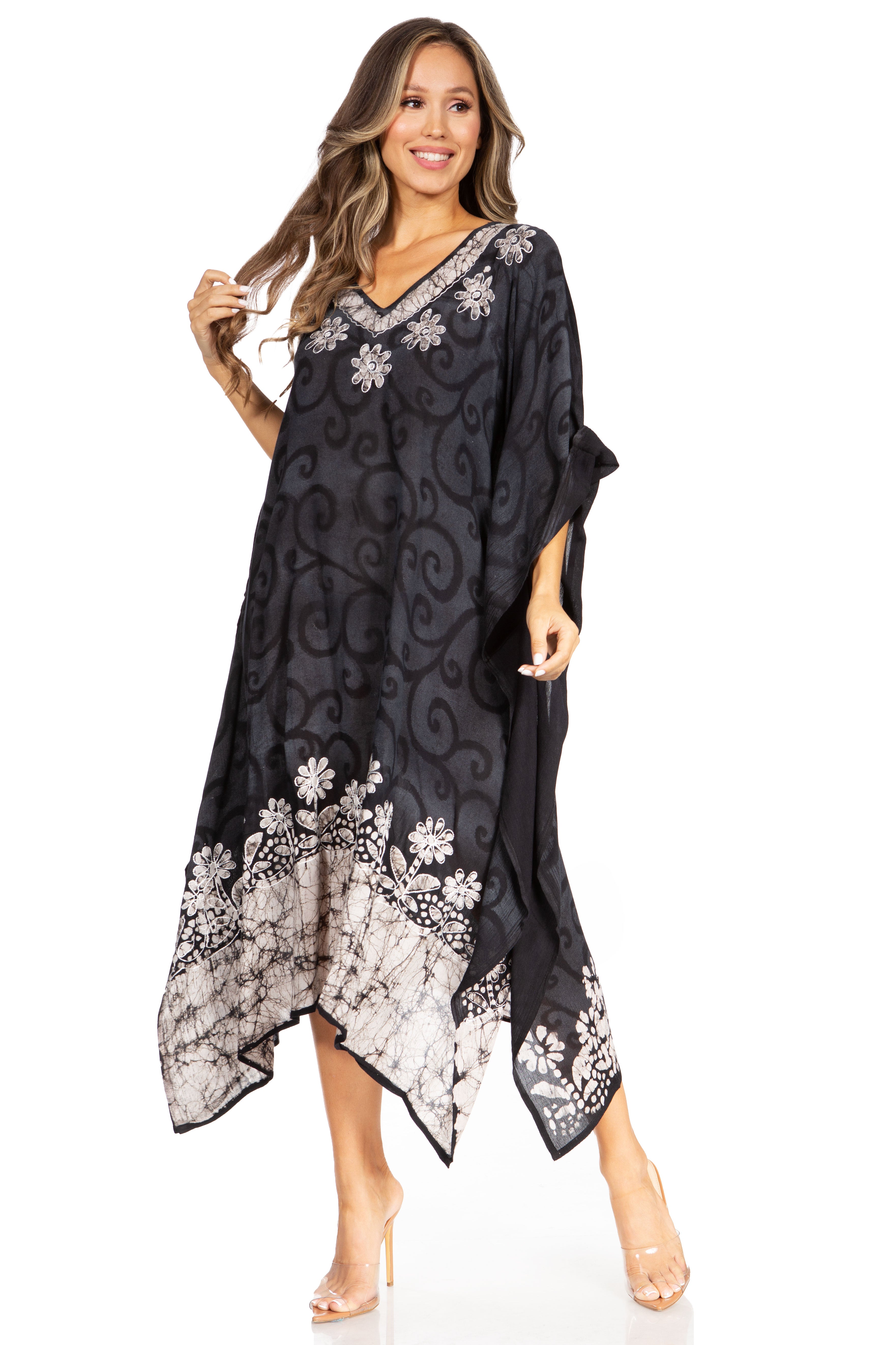 Sakkas Clementine Tie Dye Caftan