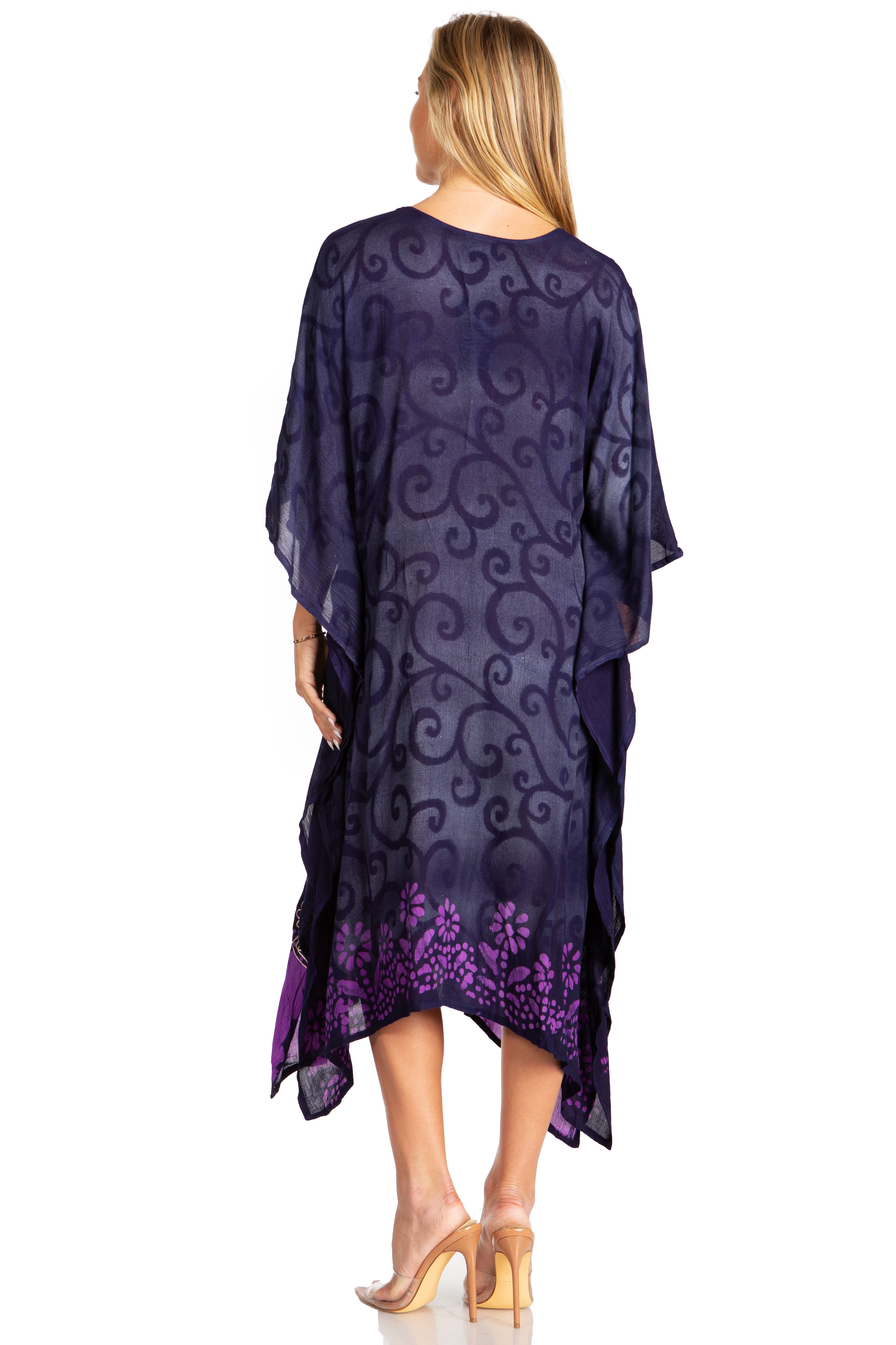 Sakkas Clementine Tie Dye Caftan