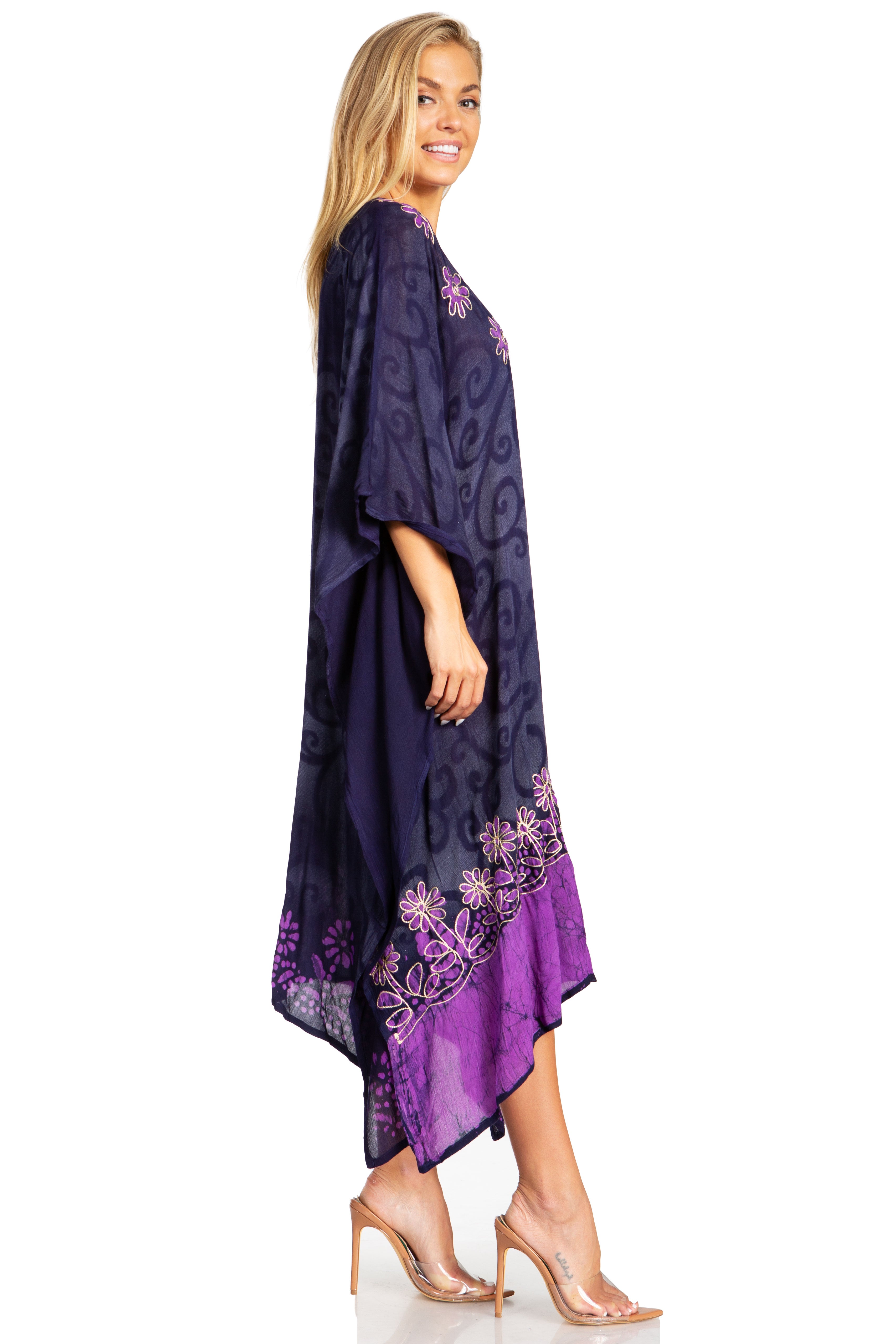 Sakkas Clementine Tie Dye Caftan