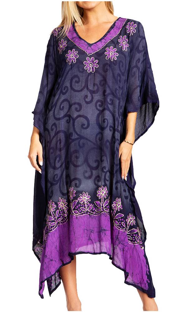 Sakkas Clementine Tie Dye Caftan