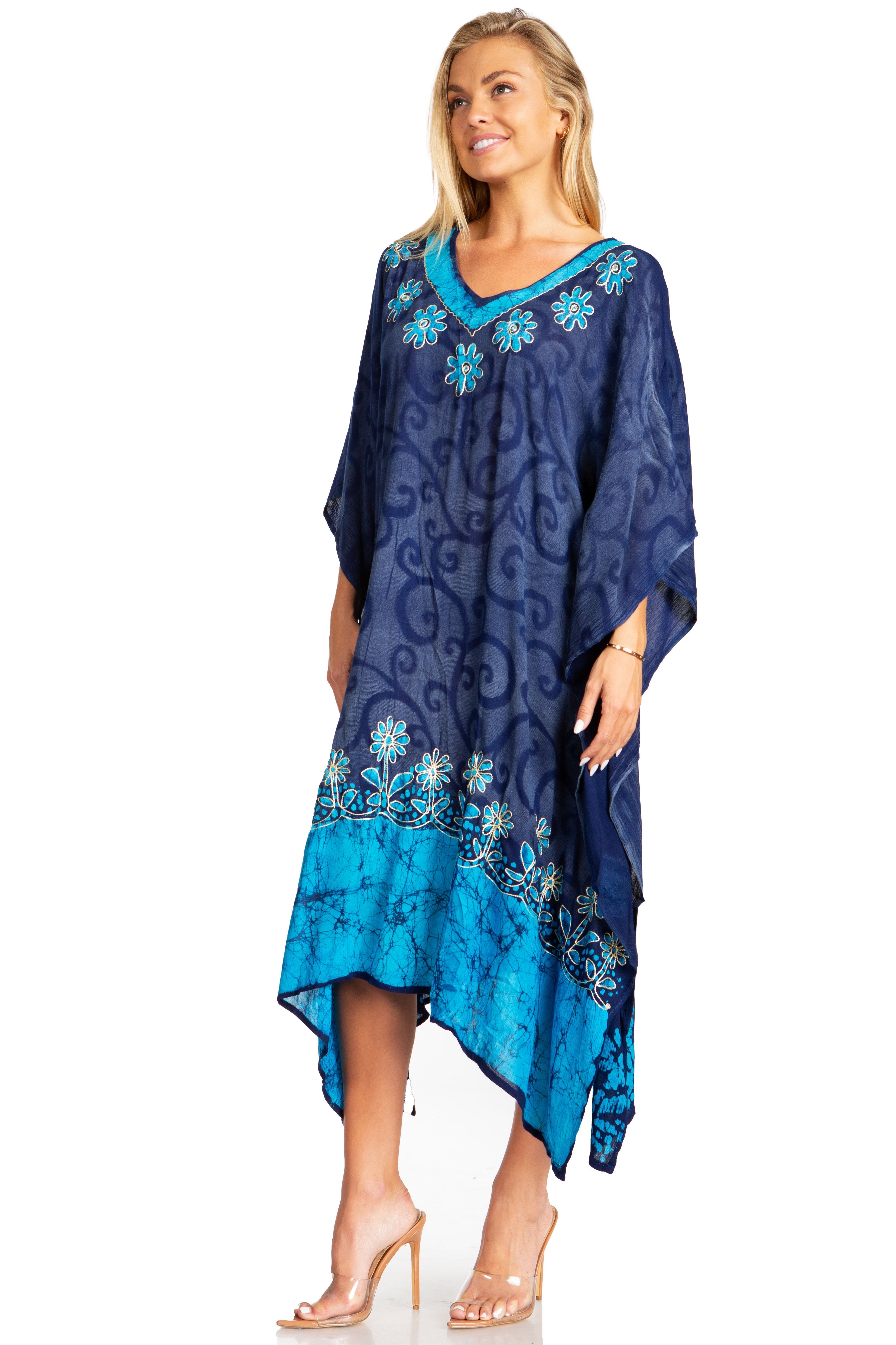Sakkas Clementine Tie Dye Caftan
