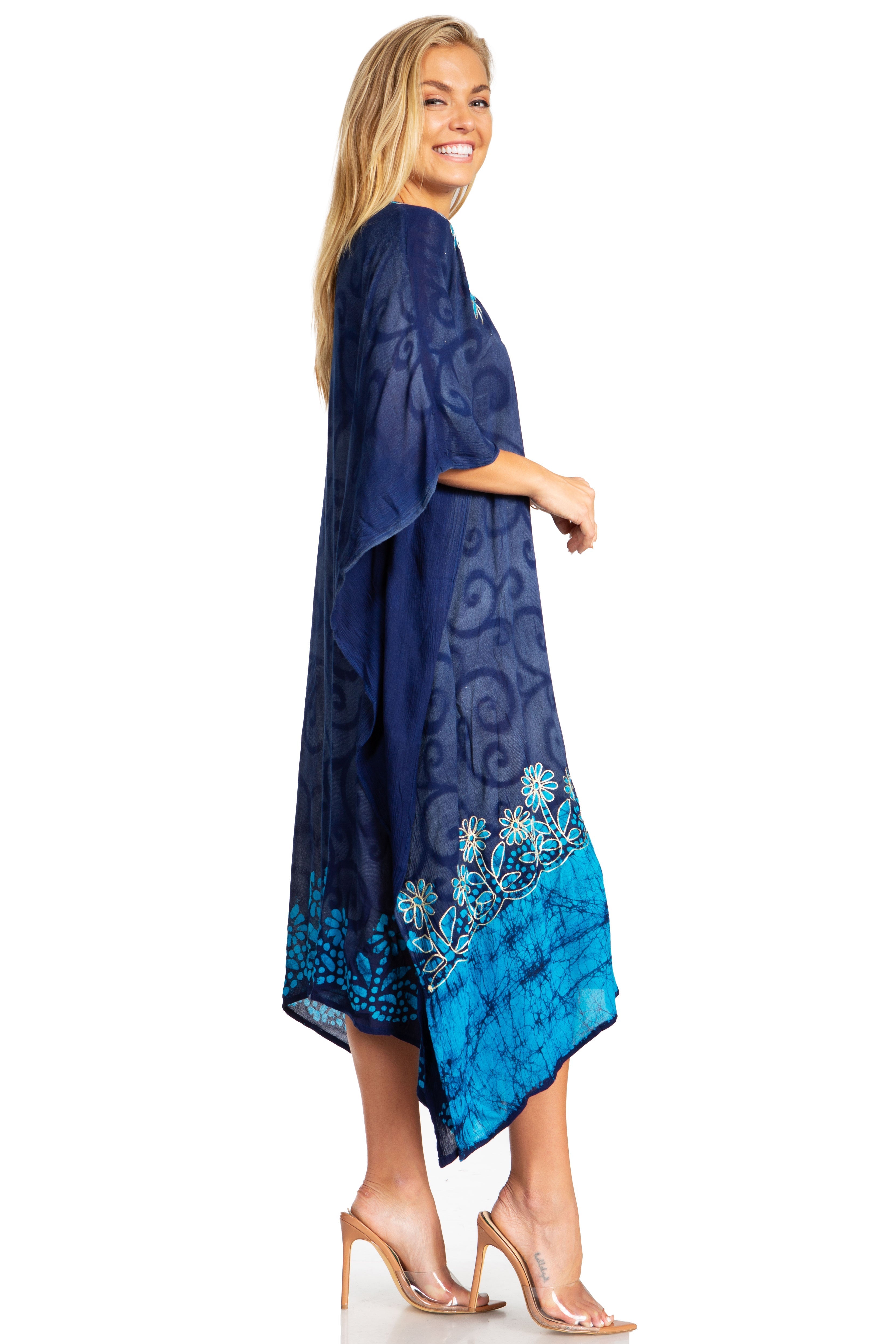 Sakkas Clementine Tie Dye Caftan