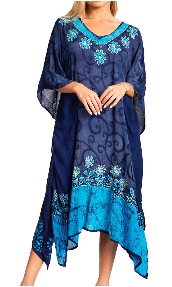 Sakkas Clementine Tie Dye Caftan