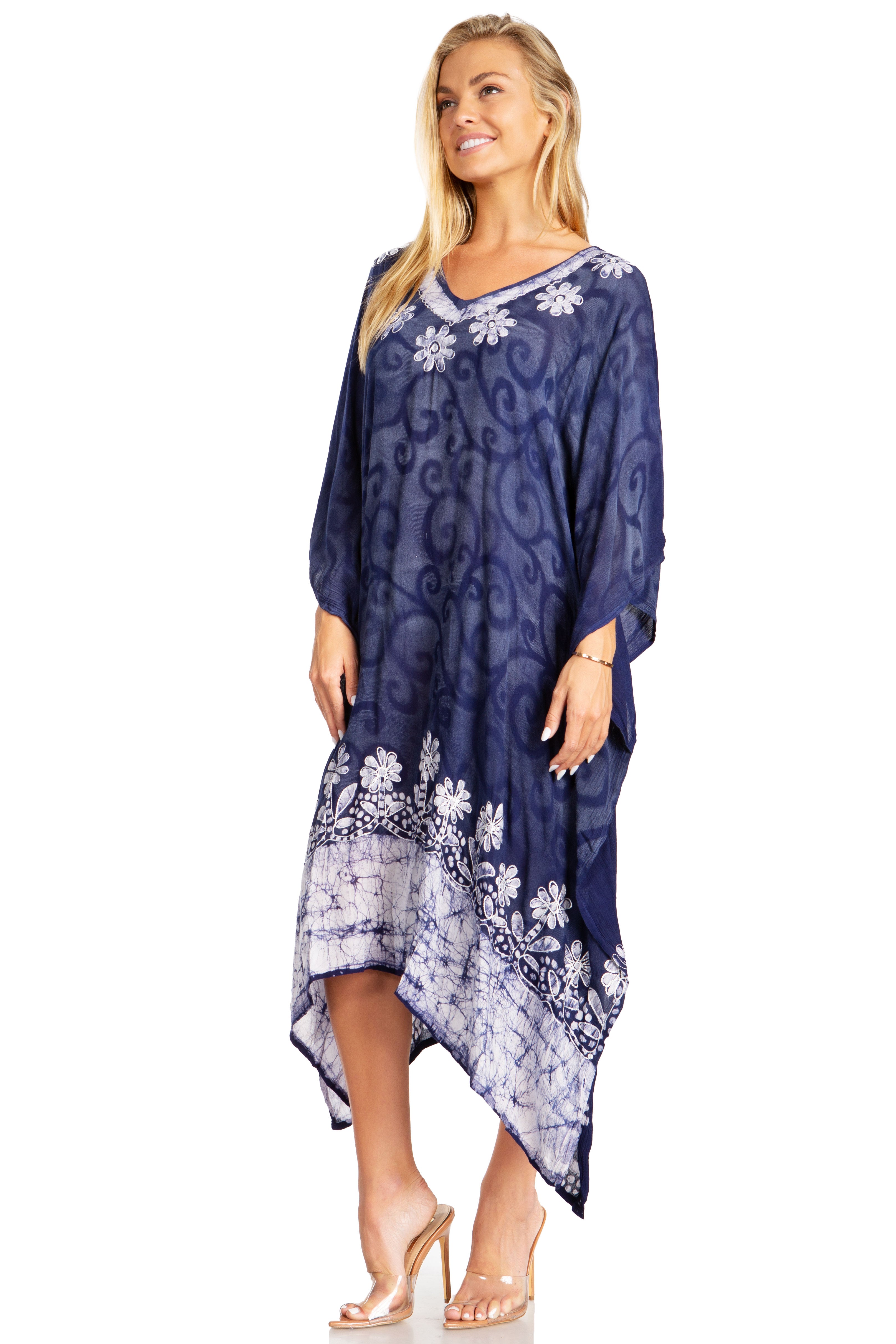 Sakkas Clementine Tie Dye Caftan