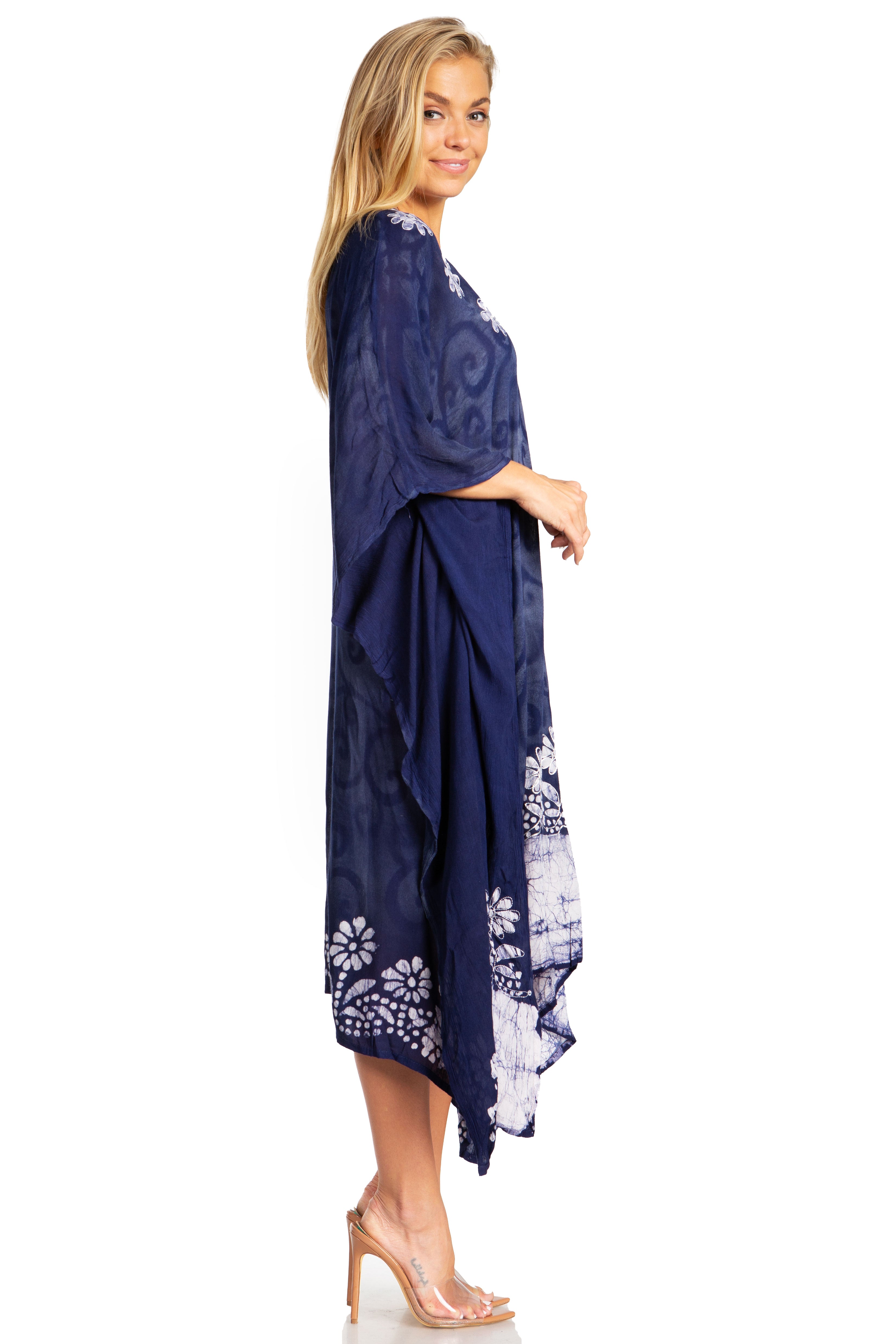 Sakkas Clementine Tie Dye Caftan