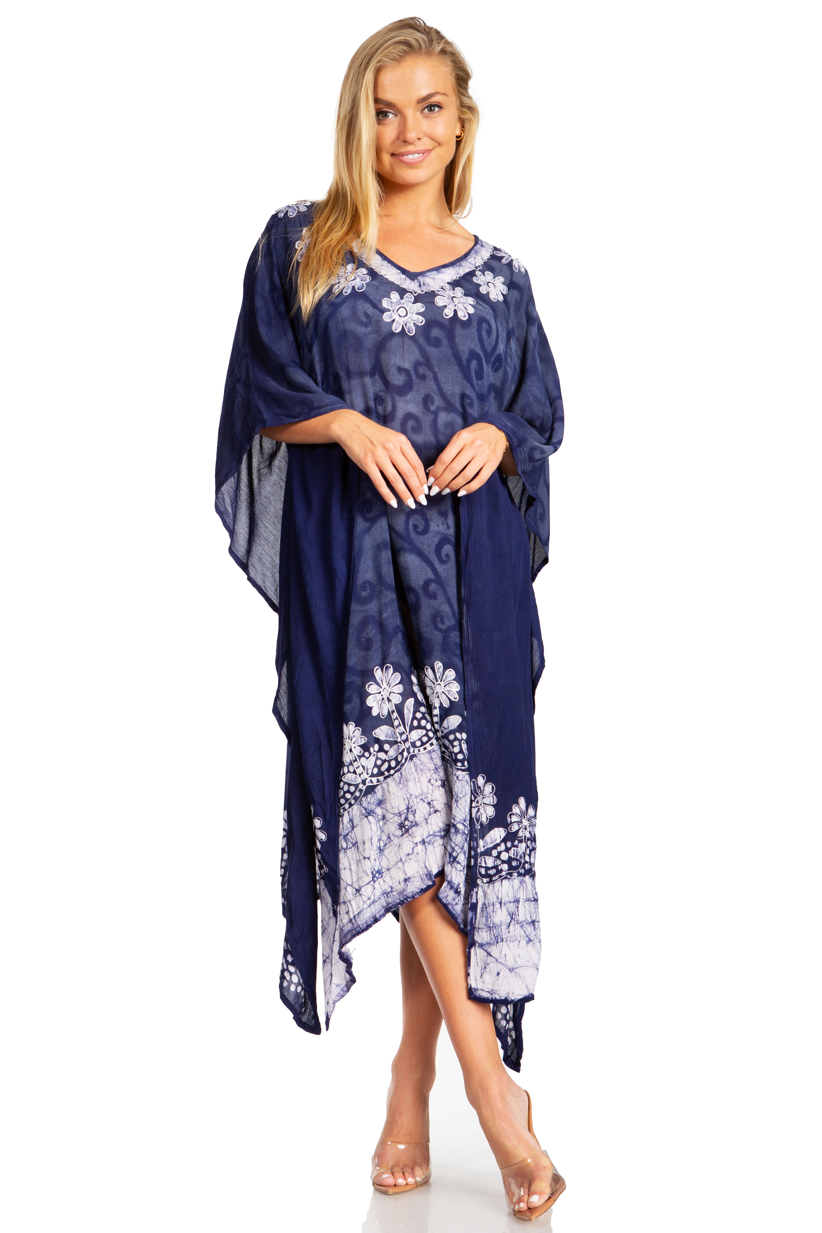 Sakkas Clementine Tie Dye Caftan