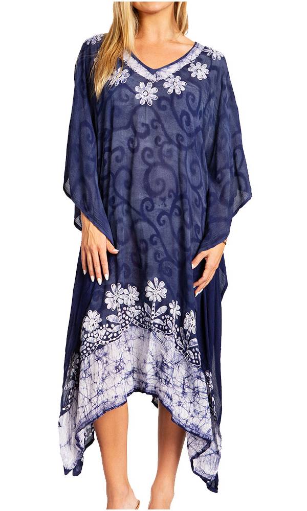 Sakkas Clementine Tie Dye Caftan