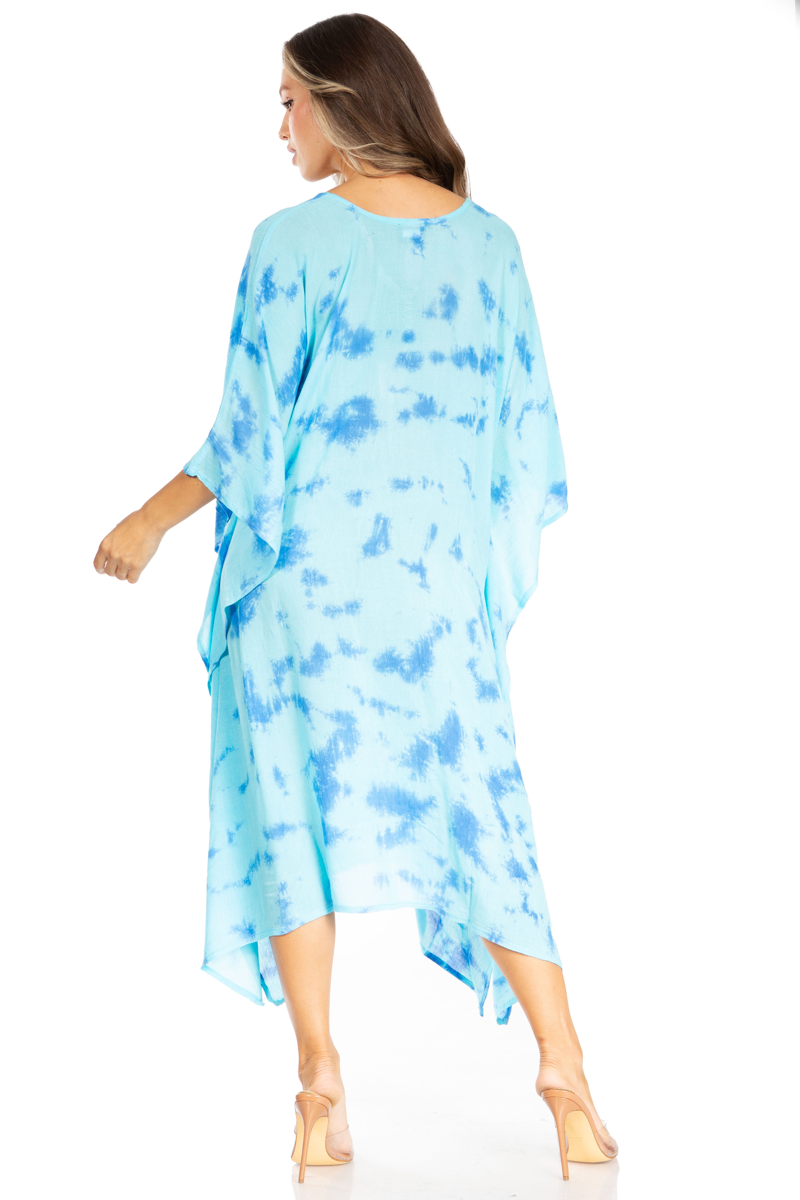 Sakkas Clementine Tie Dye Caftan