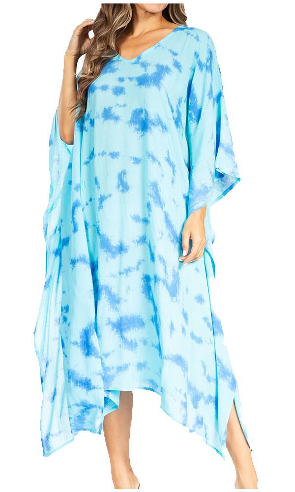 Sakkas Clementine Tie Dye Caftan