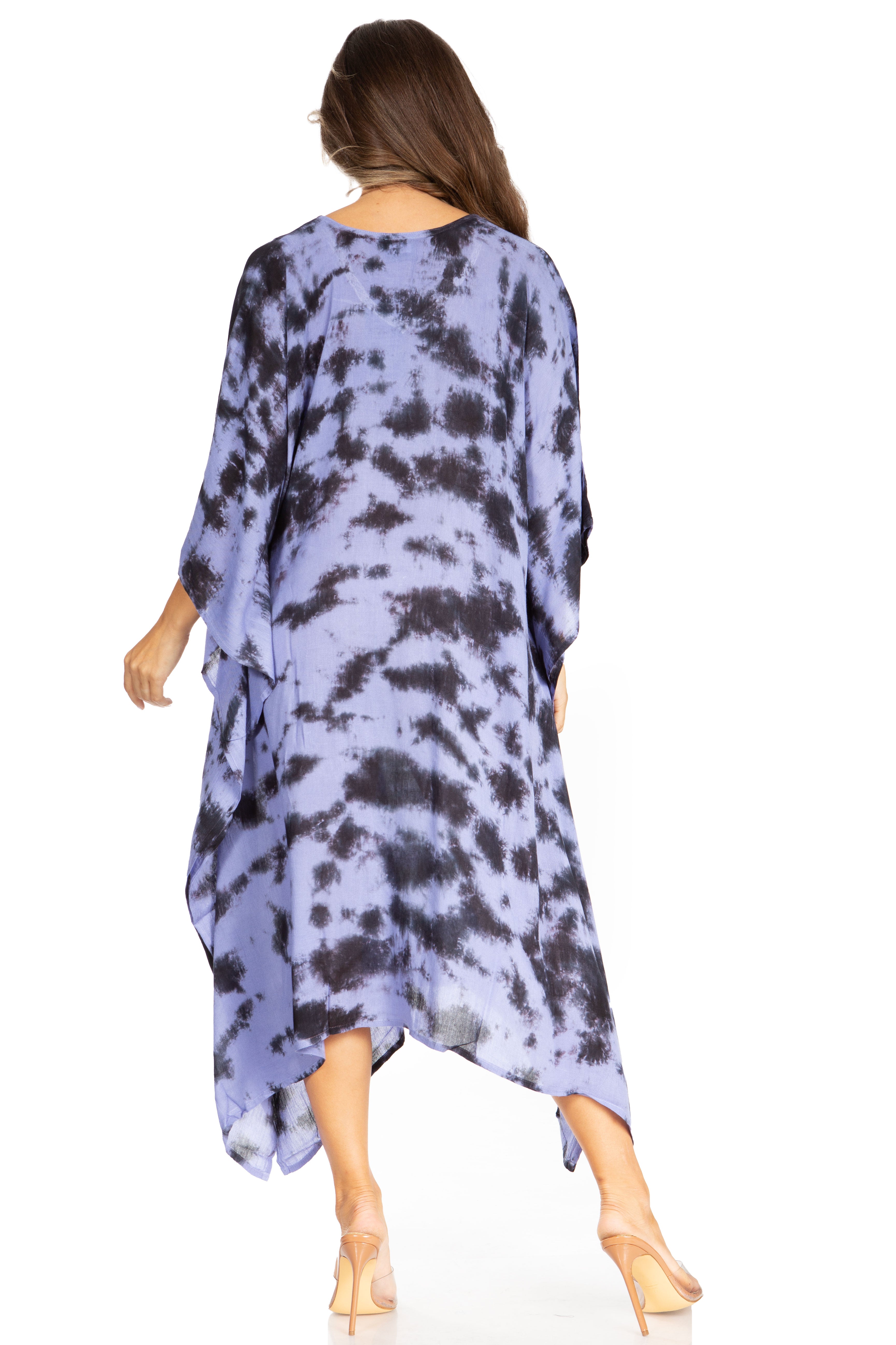 Sakkas Clementine Tie Dye Caftan